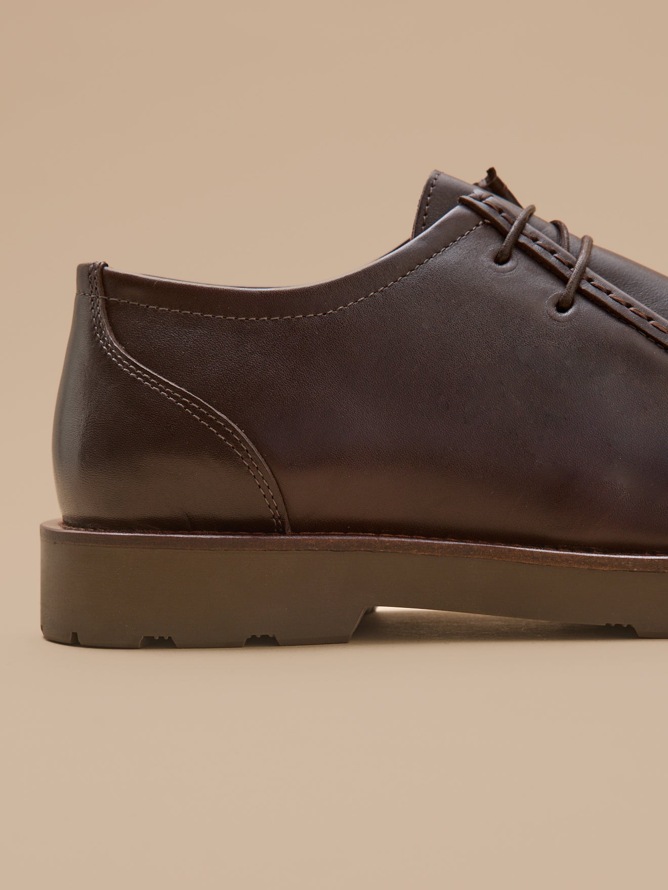Derbies lacées cuir homme