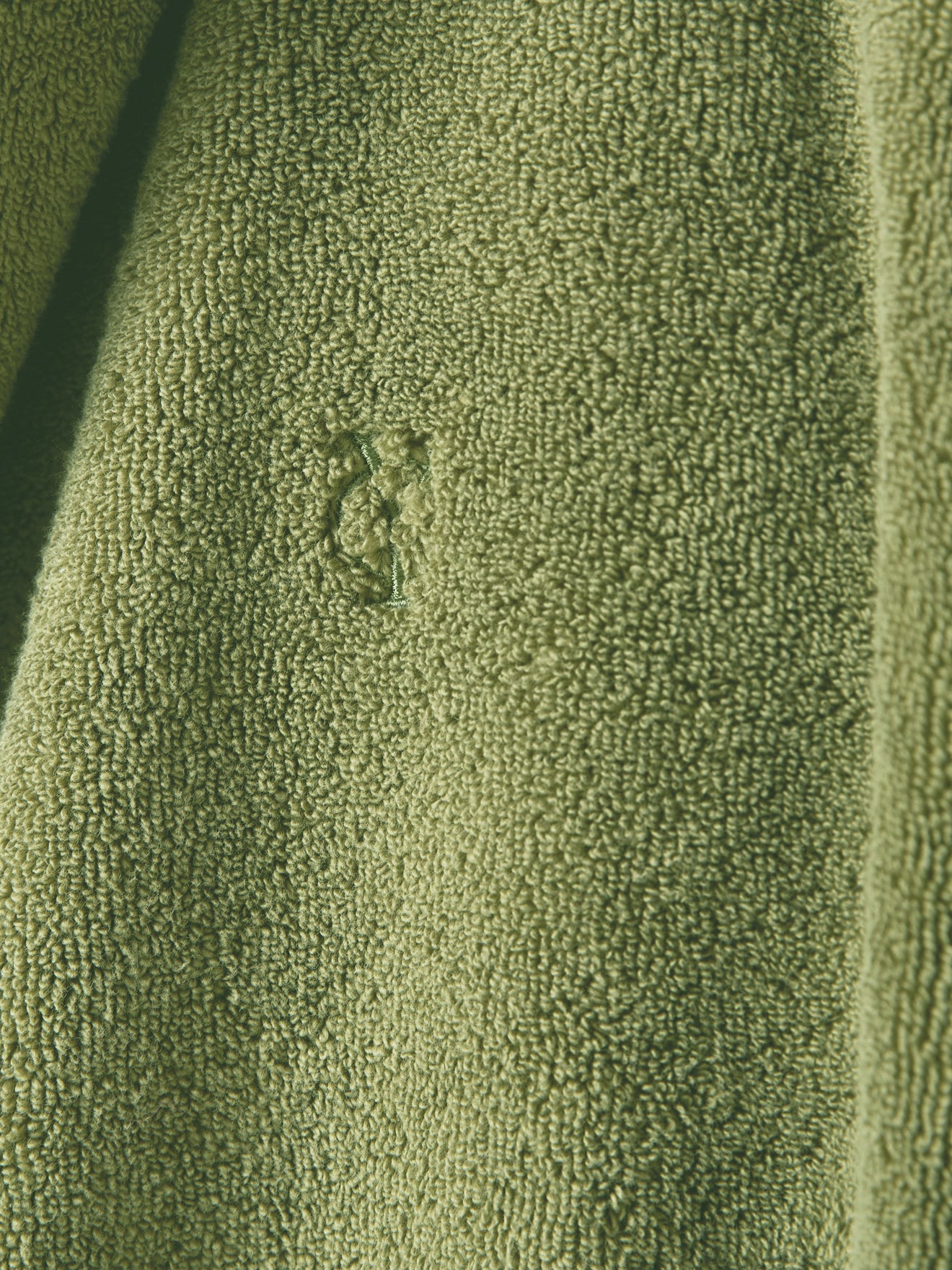 Peignoir éponge à col châle