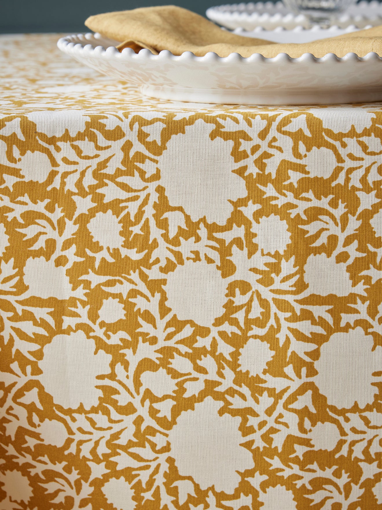 Nappe Jaïpur en coton enduit