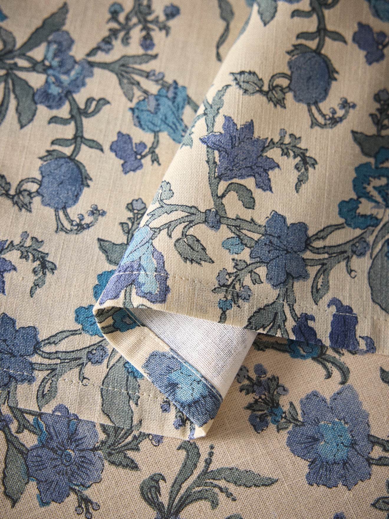 Serviette de table Aurore coton tramé par lot de 4
