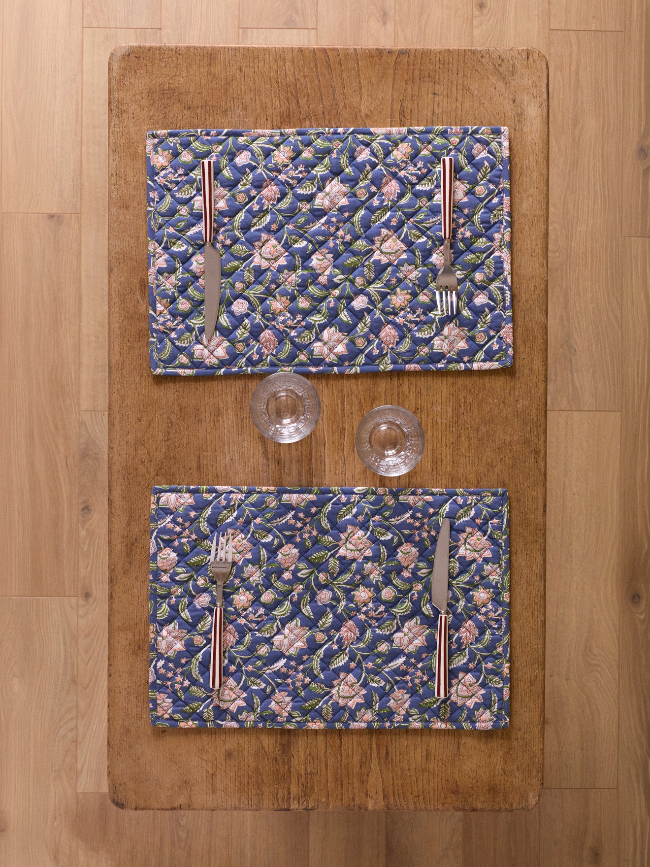Set de table imprimé indien - lot de 2