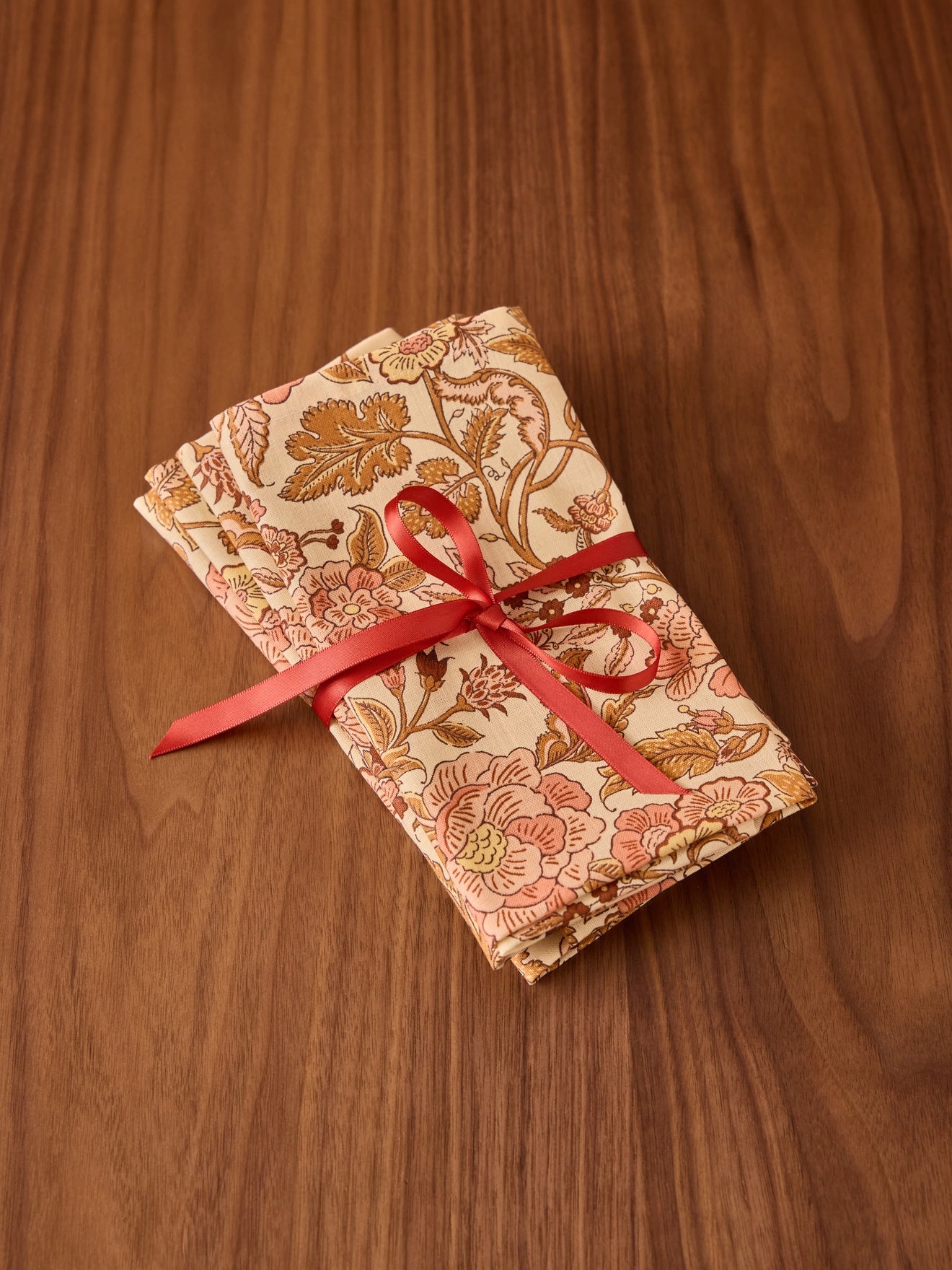 Serviettes de table imprimées par lot de 4