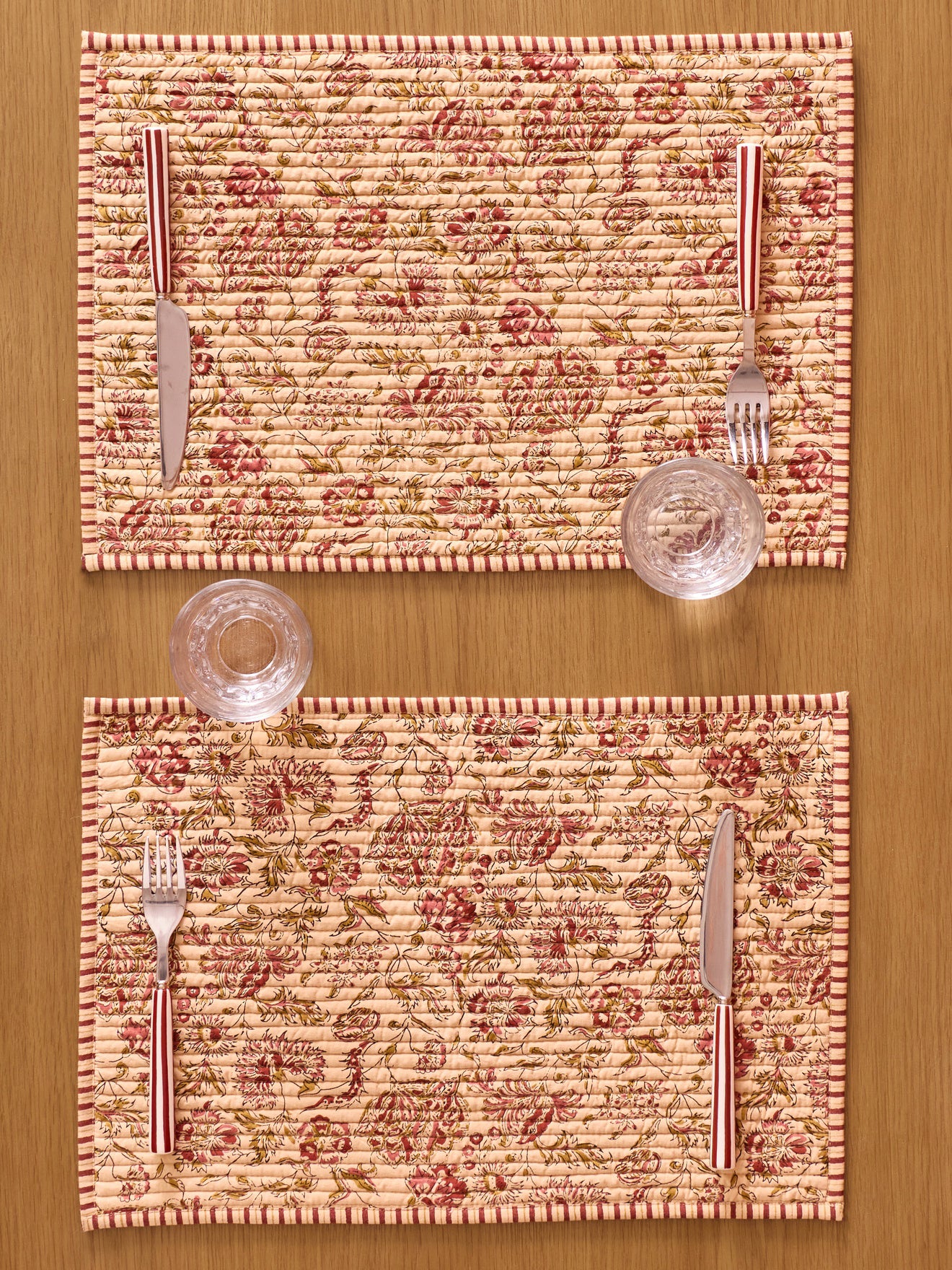 Set de table imprimé Penjab par lot de 2