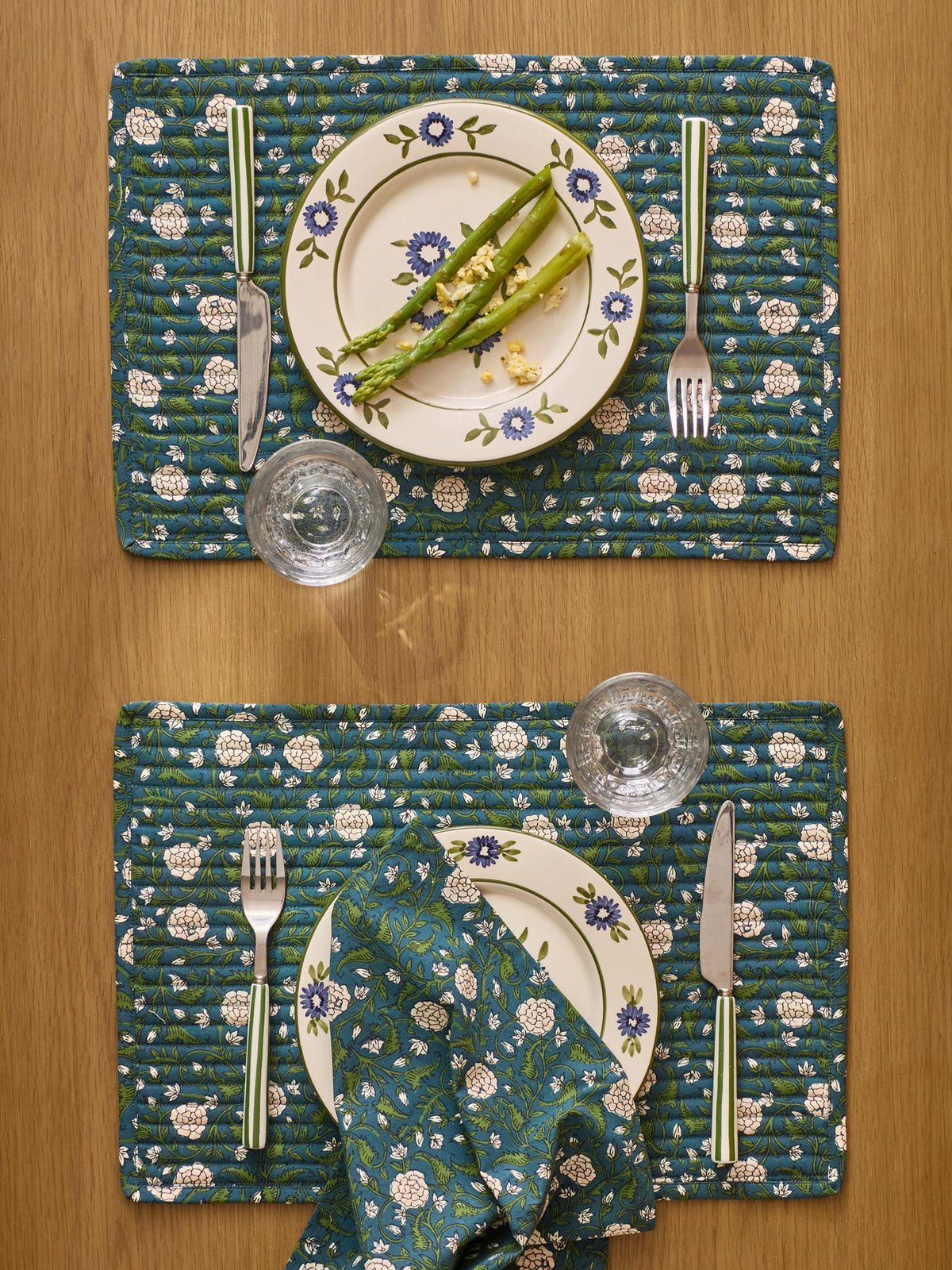 Set de table imprimé indien par lot de 2