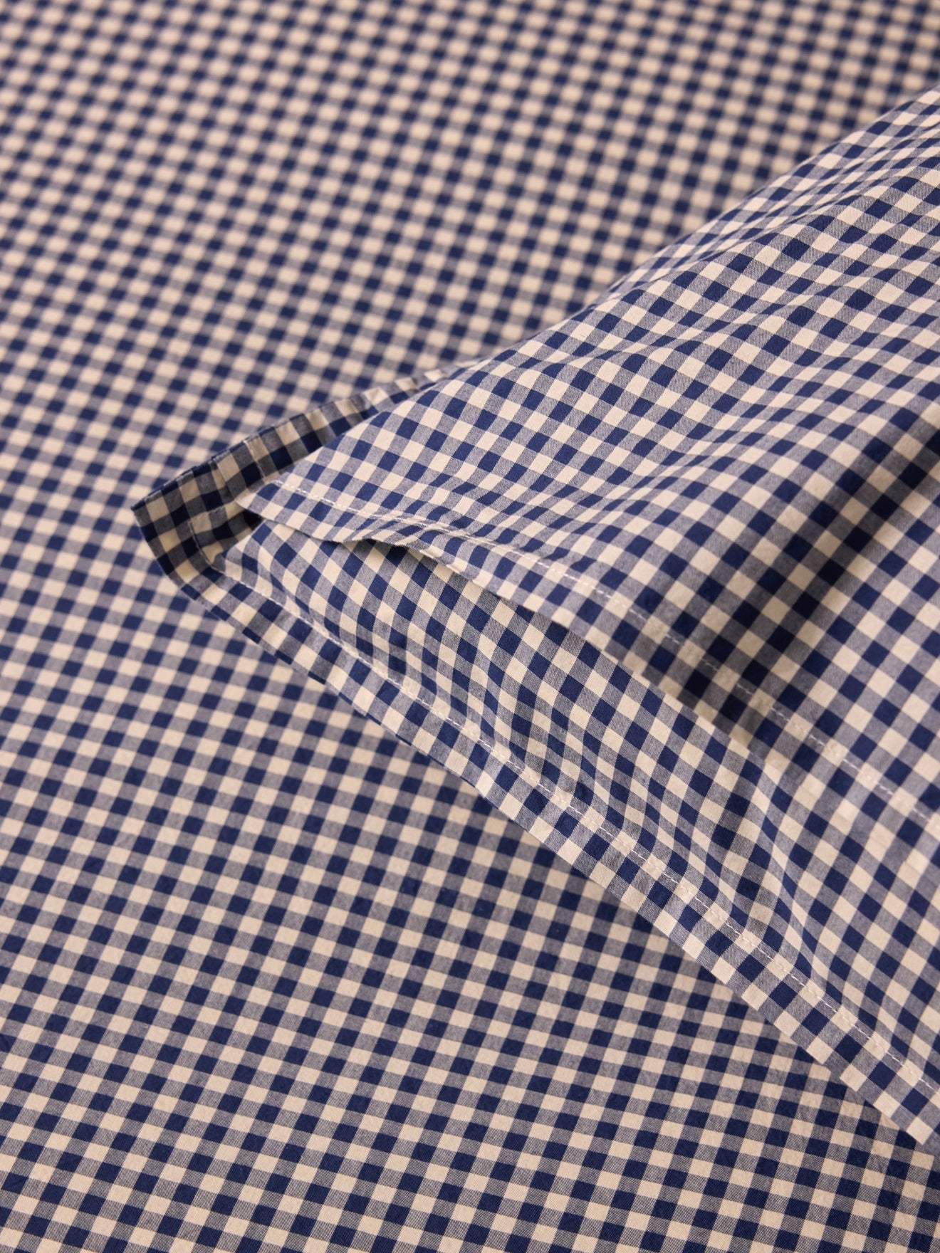 Taie d'oreiller percale de coton "Vichy"