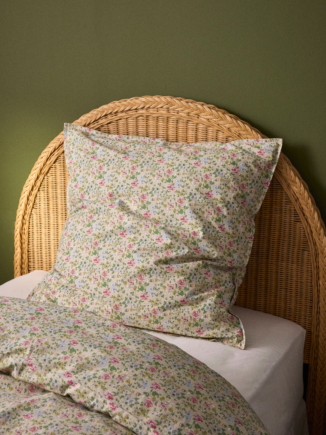 Taie d'oreiller percale de coton Mélodie