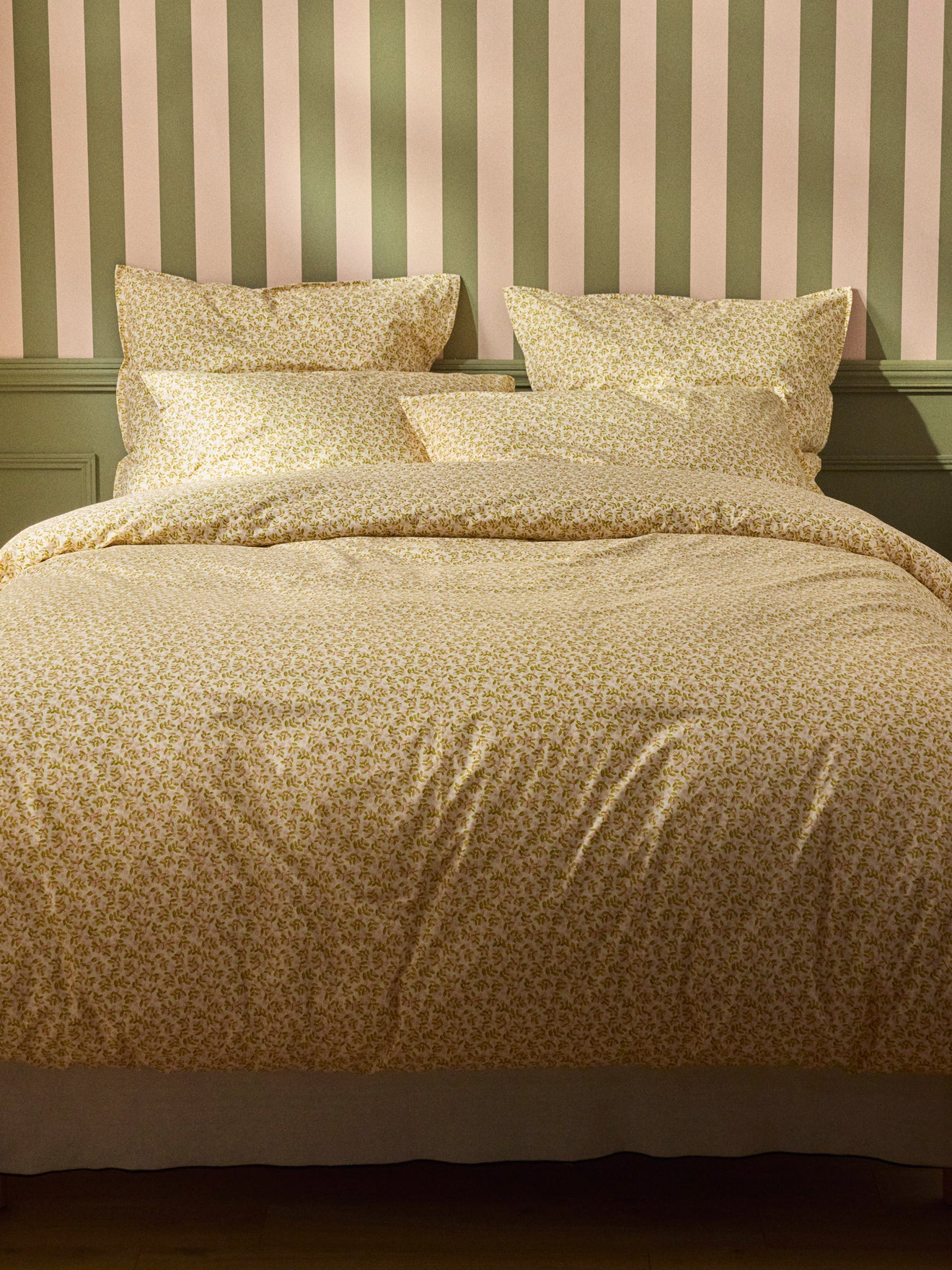 Taie d'oreiller percale de coton "Albertine"