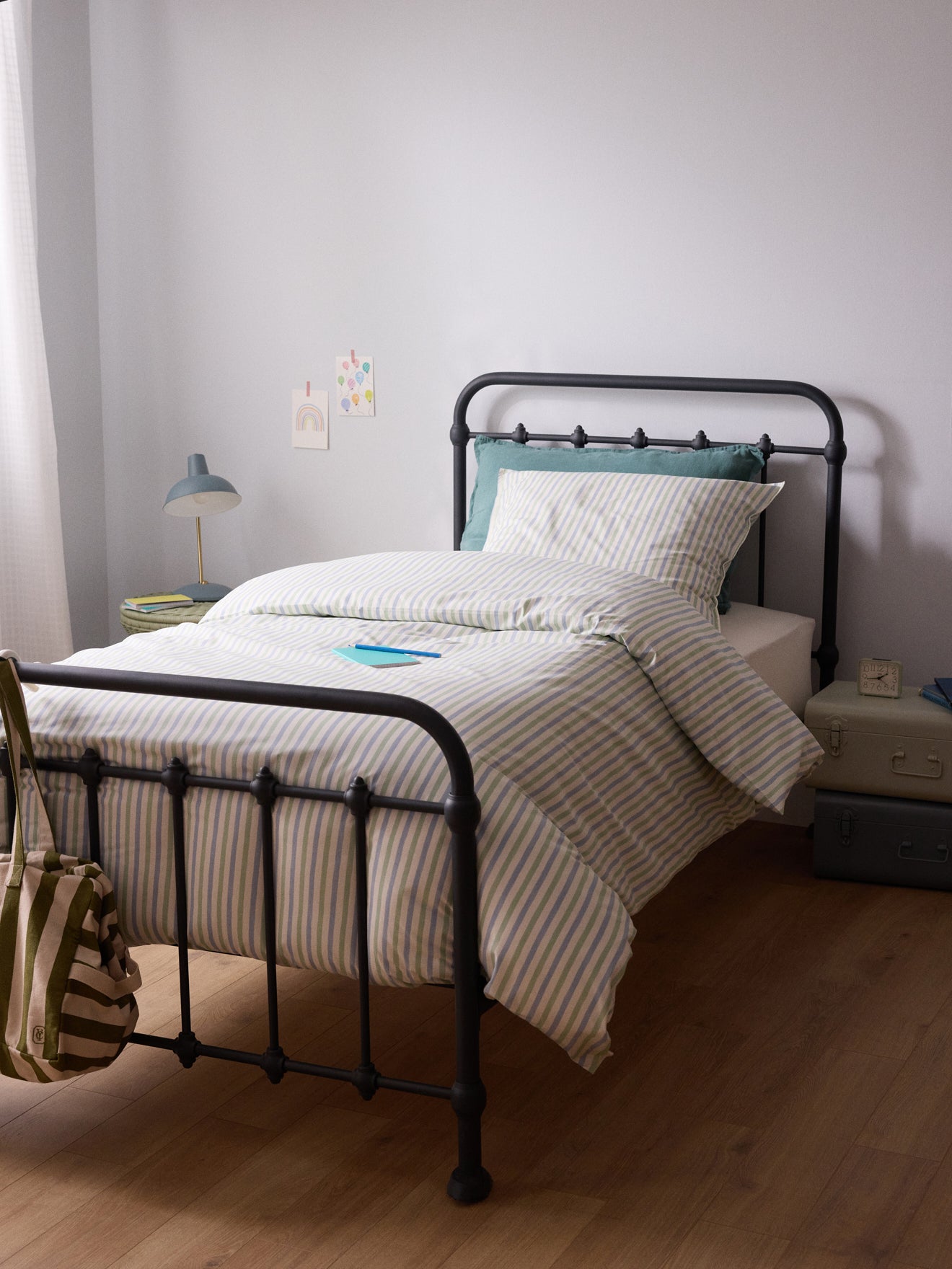 Taie d'oreiller percale de coton "Marcelle"