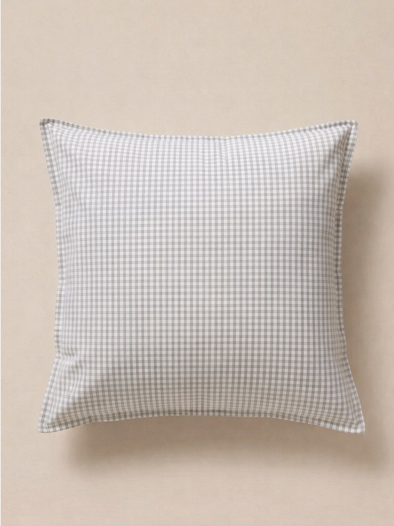 Taie d'oreiller percale de coton tissé teint  "Marin"