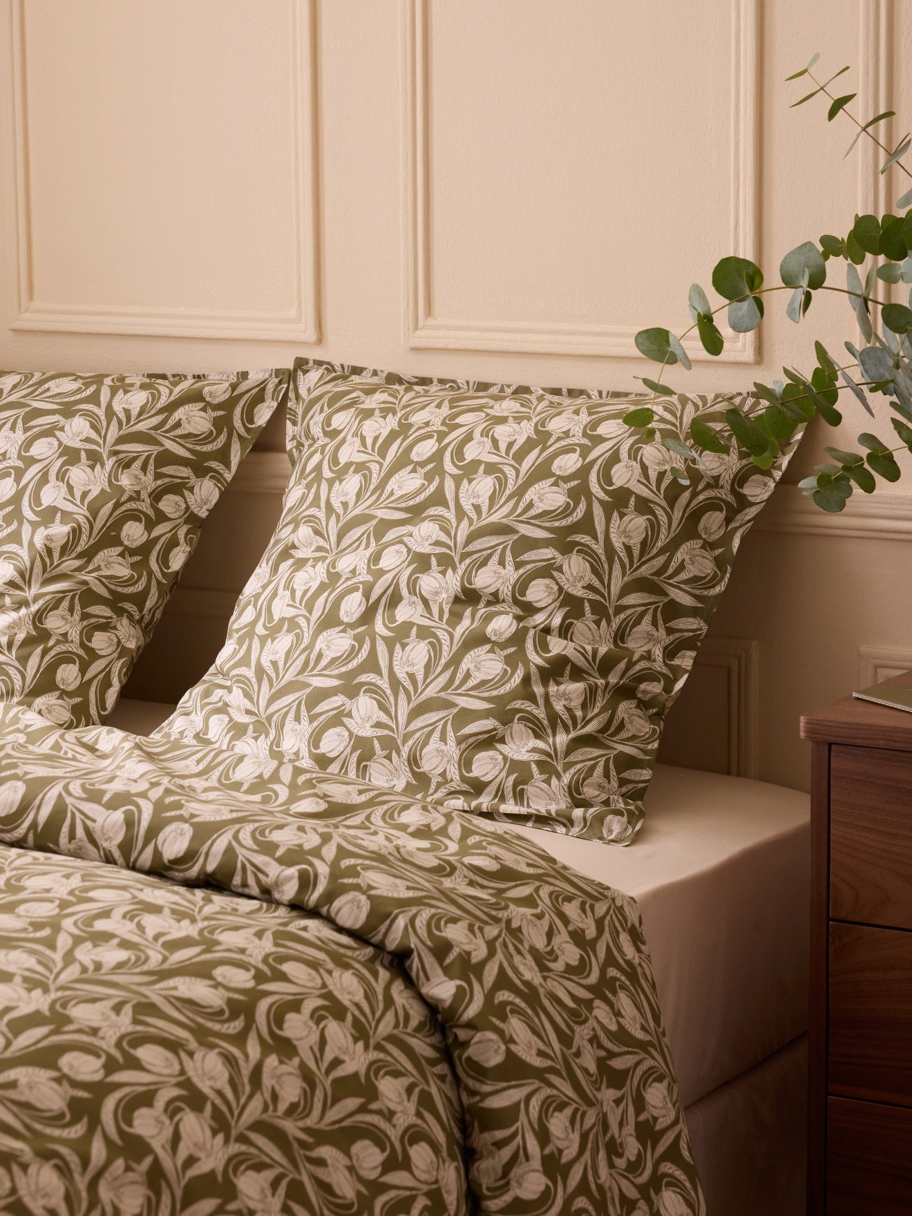 Taie d'oreiller percale de coton "Lucie"