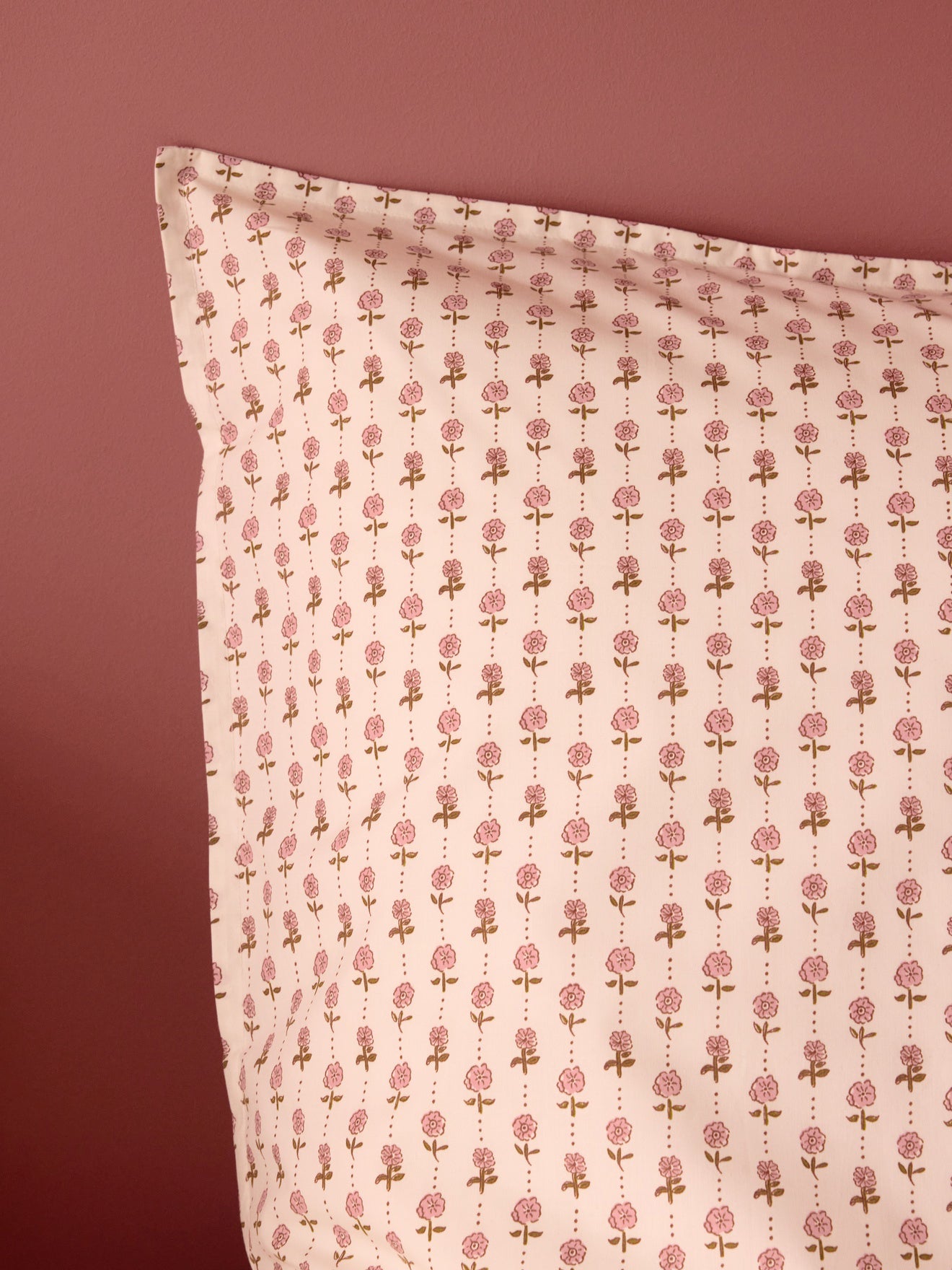 Taie d'oreiller percale de coton "Lucette"