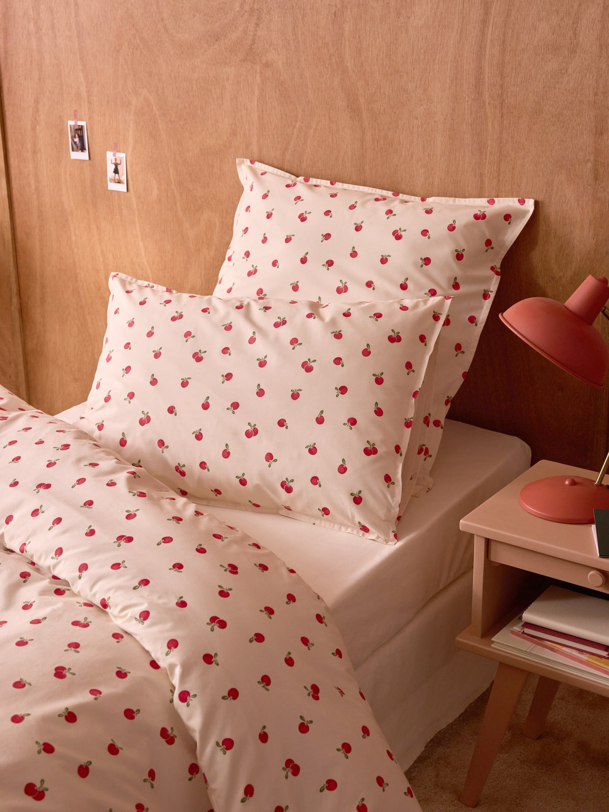 Taie d'oreiller percale de coton "Lady Apple"