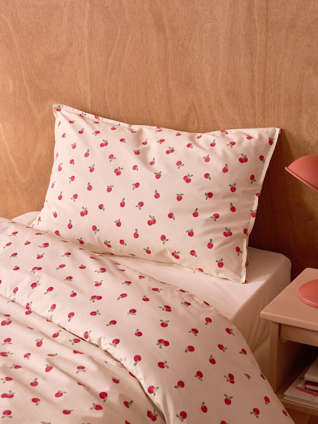 Taie d'oreiller percale de coton "Lady Apple"