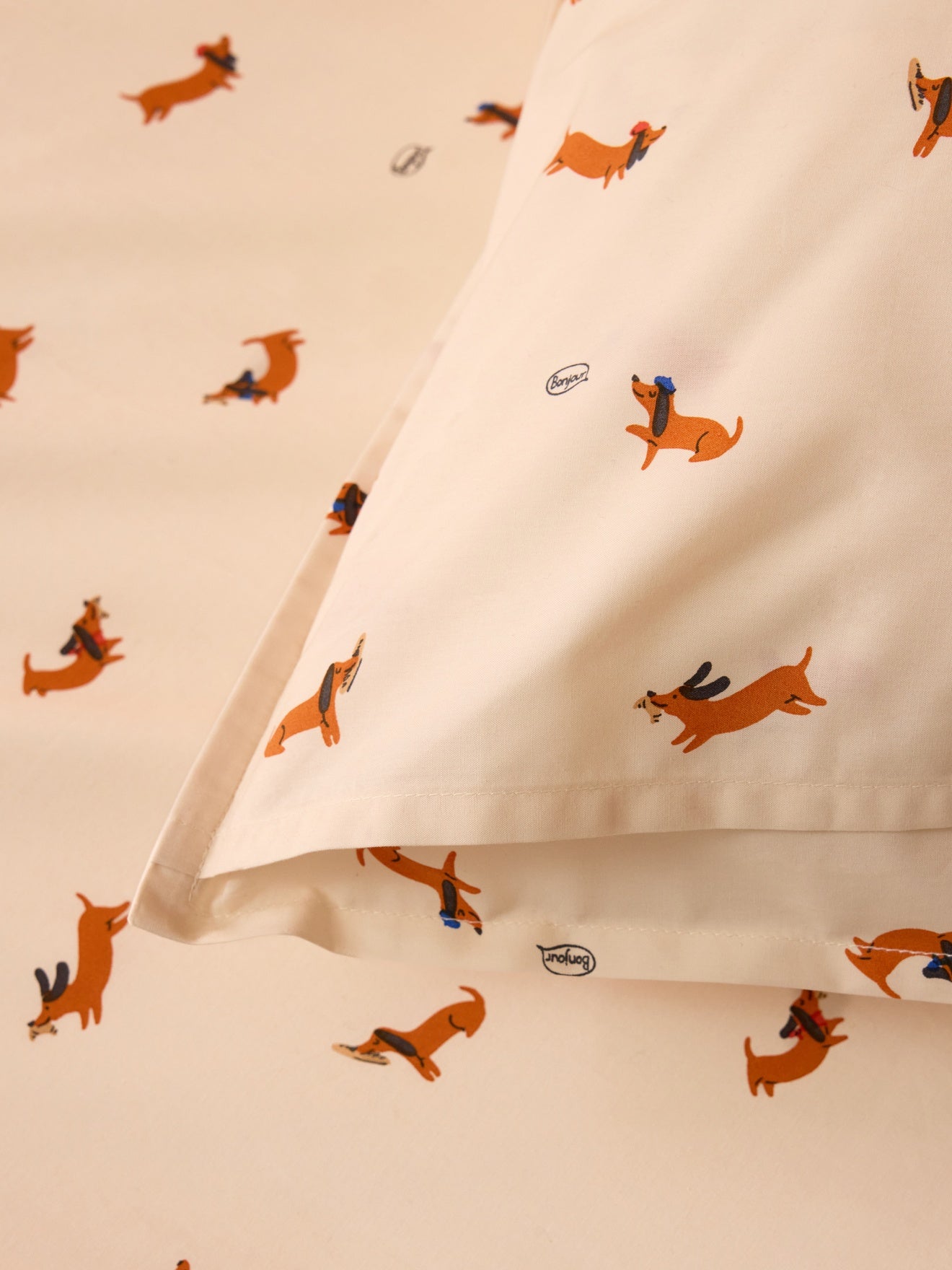 Taie d'oreiller percale de coton "Loki"