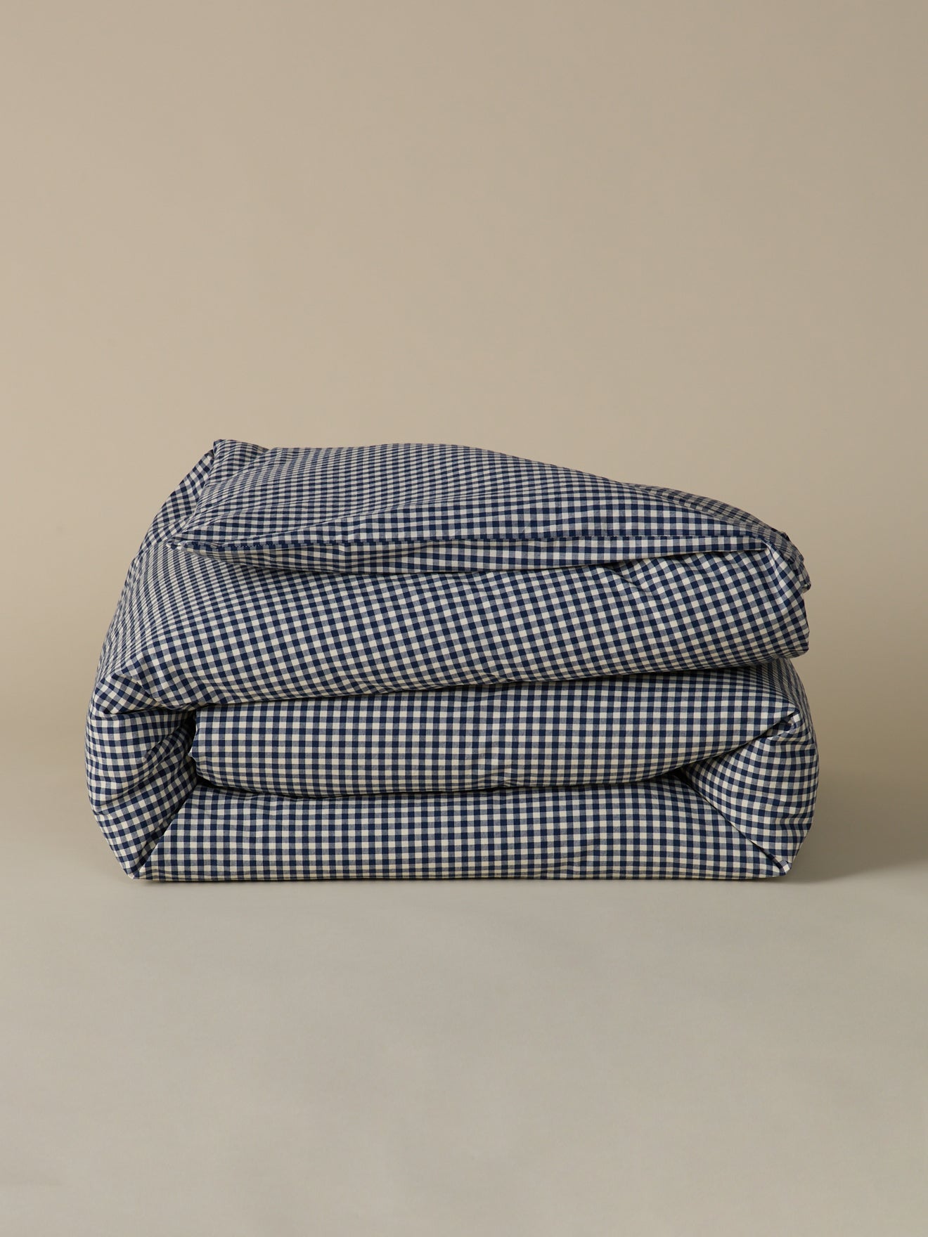 Housse de couette percale de coton "Vichy"