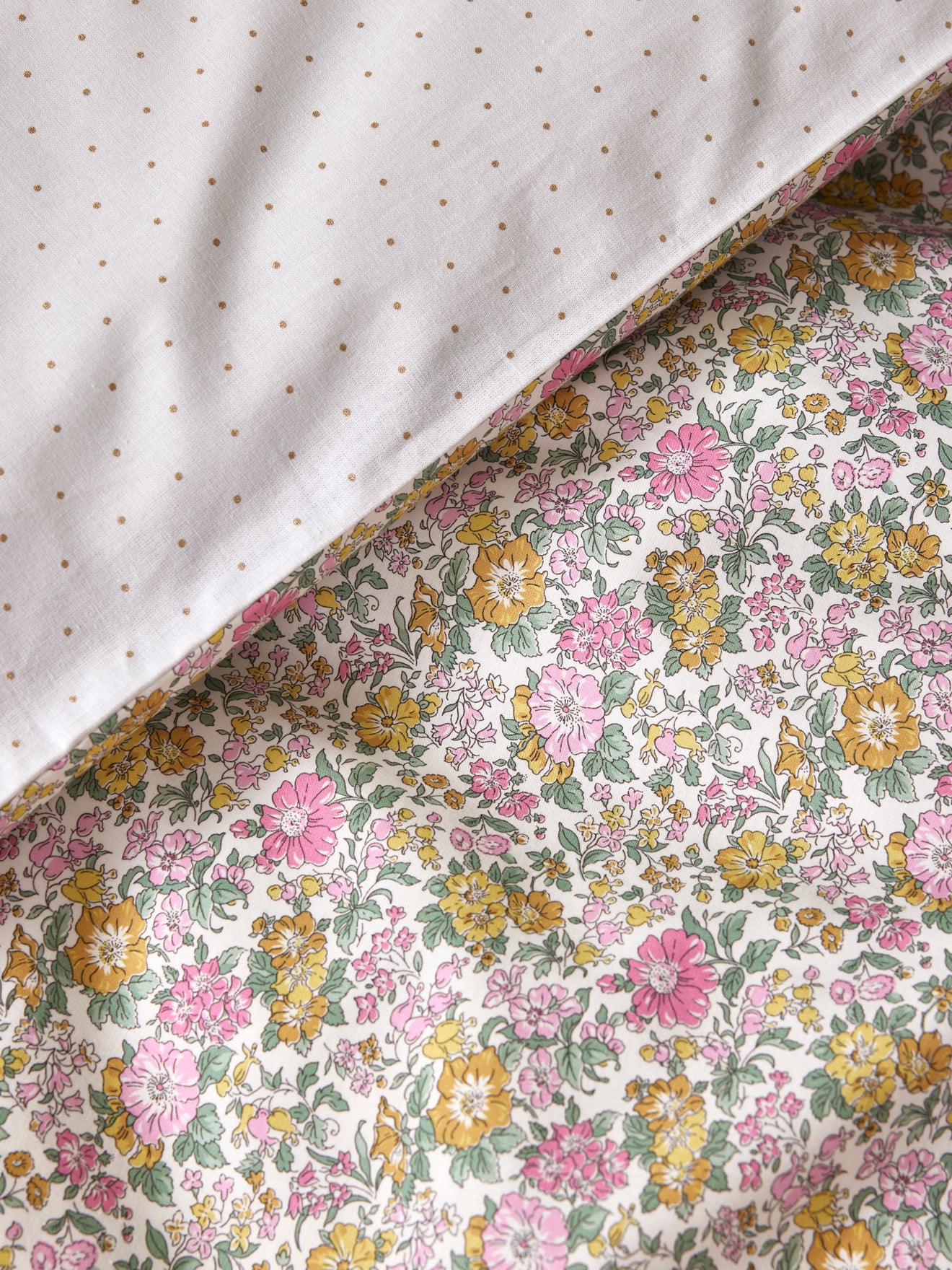 Housse de couette tissu Liberty "Clare Rich"