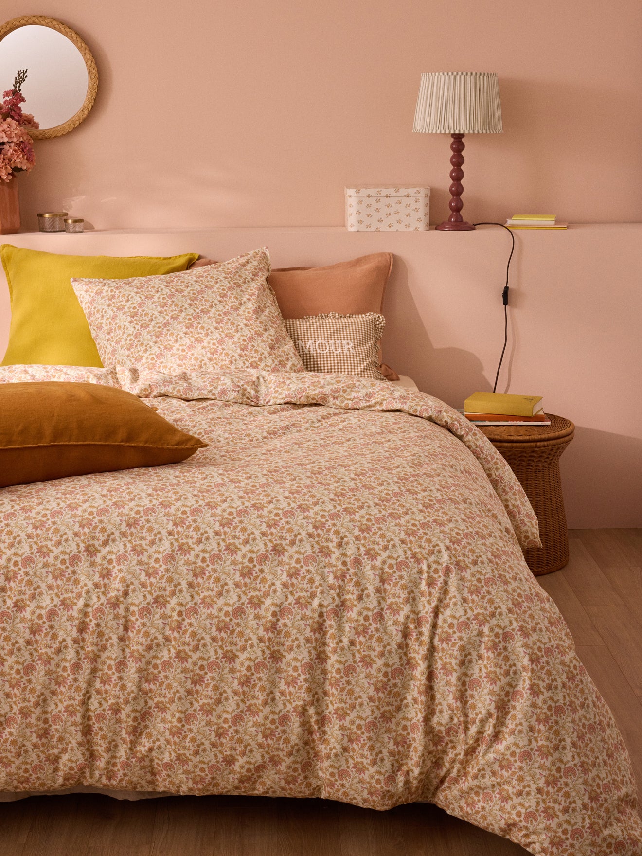 Housse de couette percale de coton "Agathe"