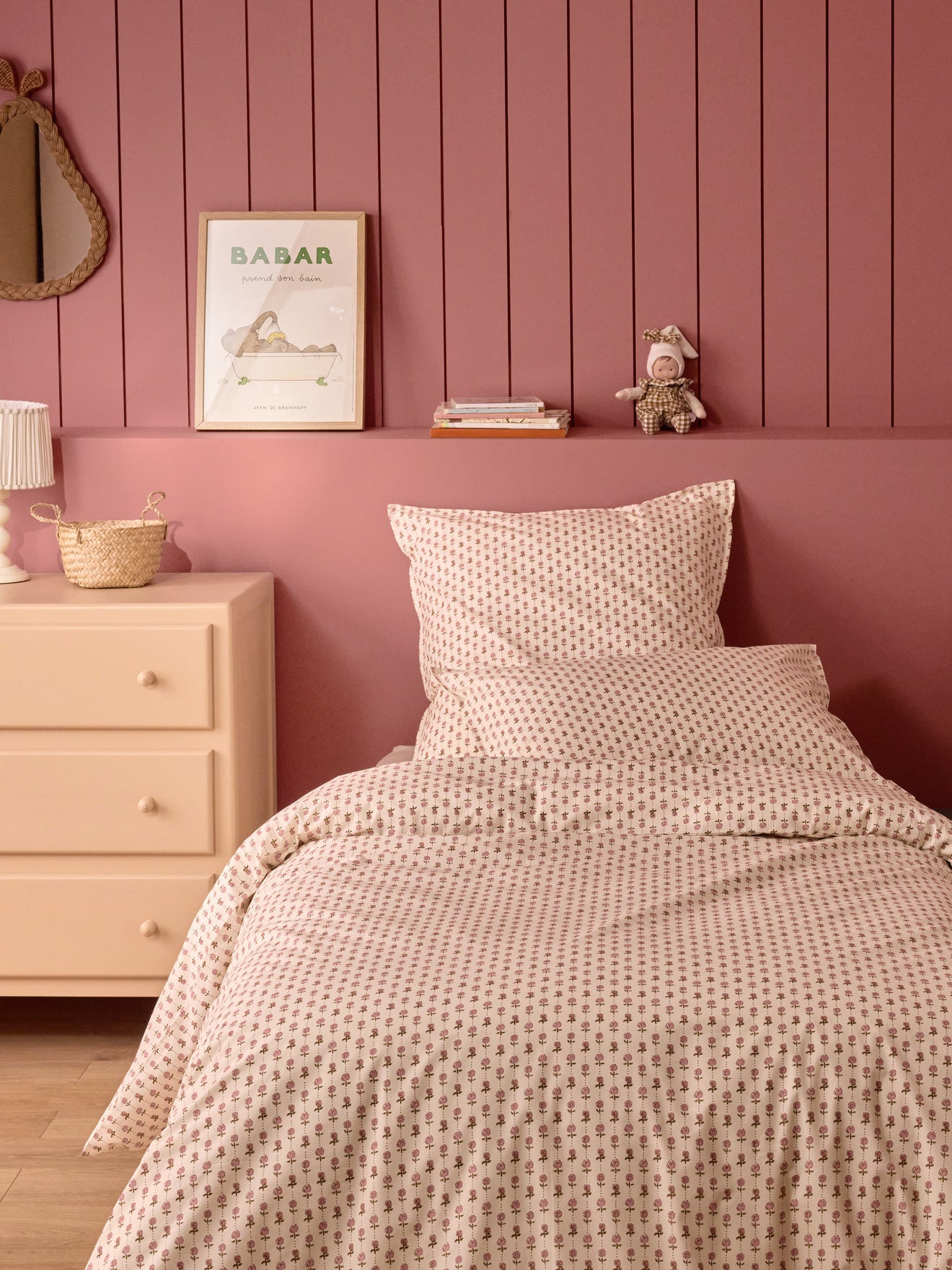 Housse de couette percale de coton "Lucette"