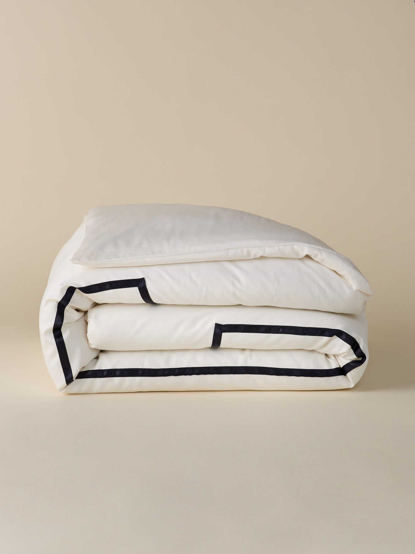 Housse de couette satin de coton "Léonore"