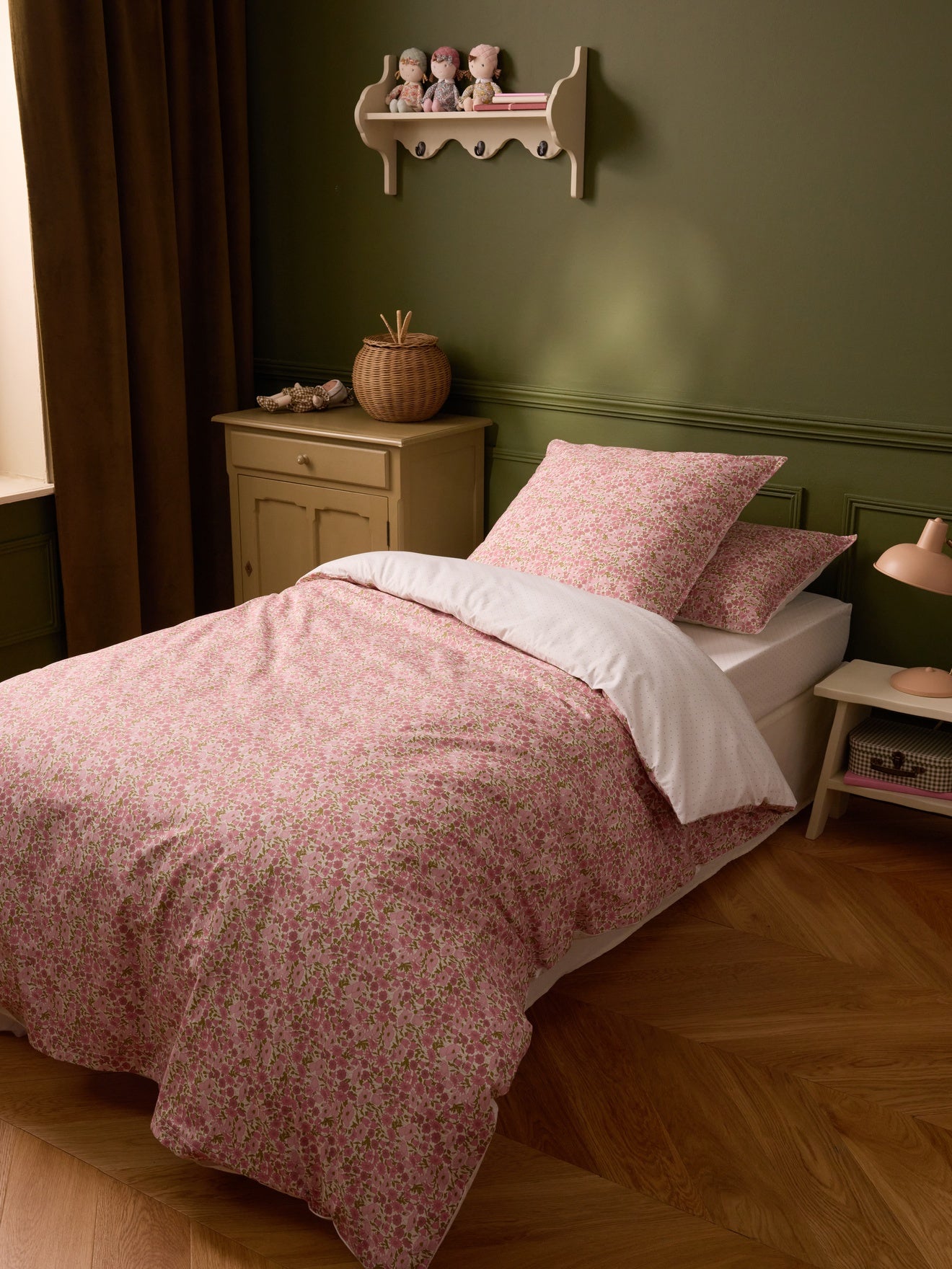 Housse de couette tissu Liberty "Poppy and Daisy"