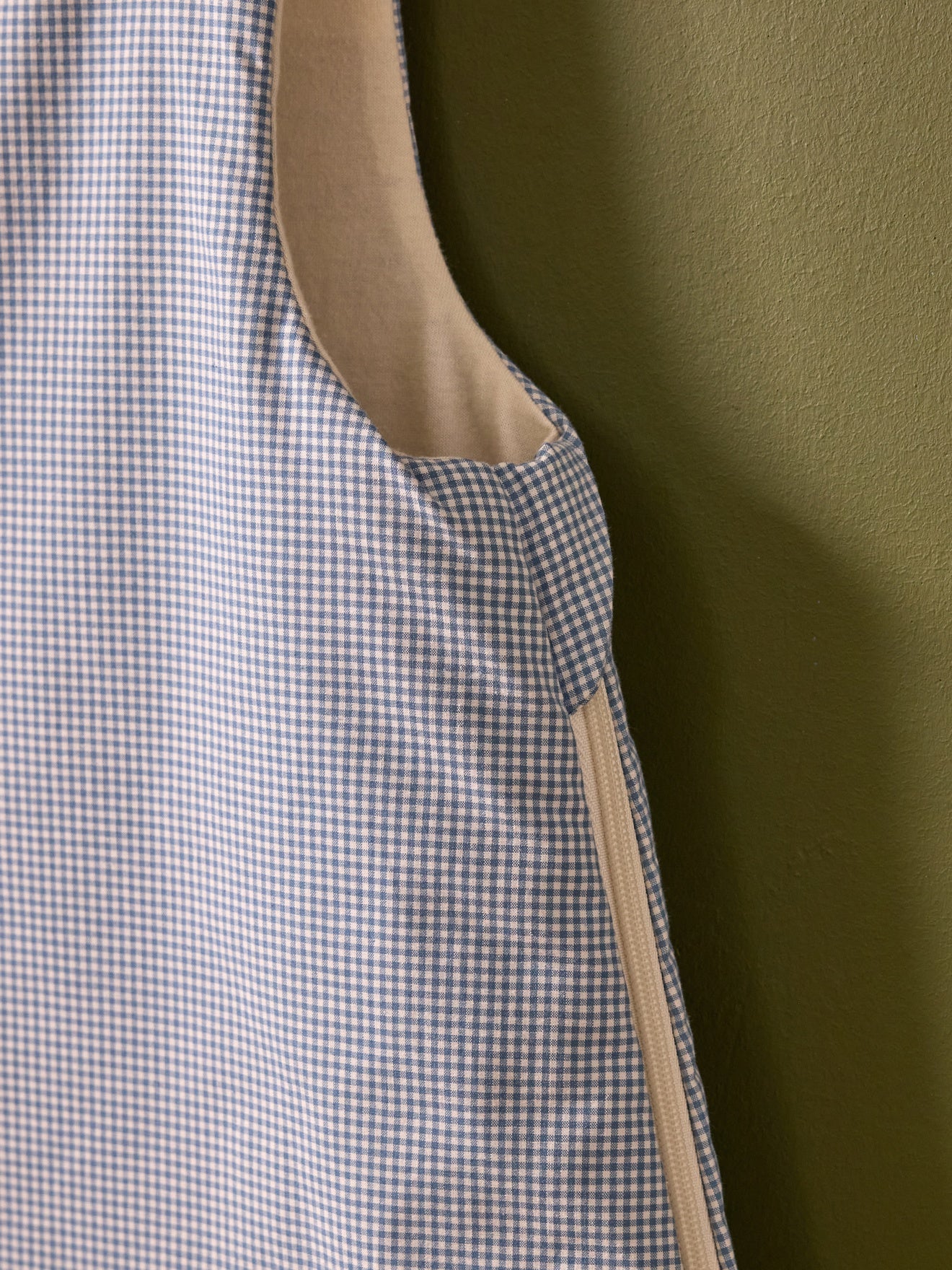 Gigoteuse vichy en percale de coton - TOG 3