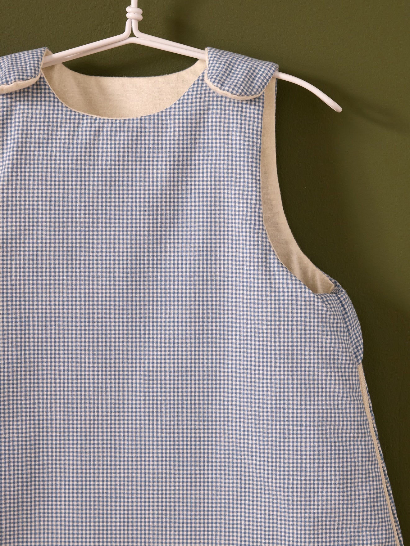 Gigoteuse vichy en percale de coton - TOG 3