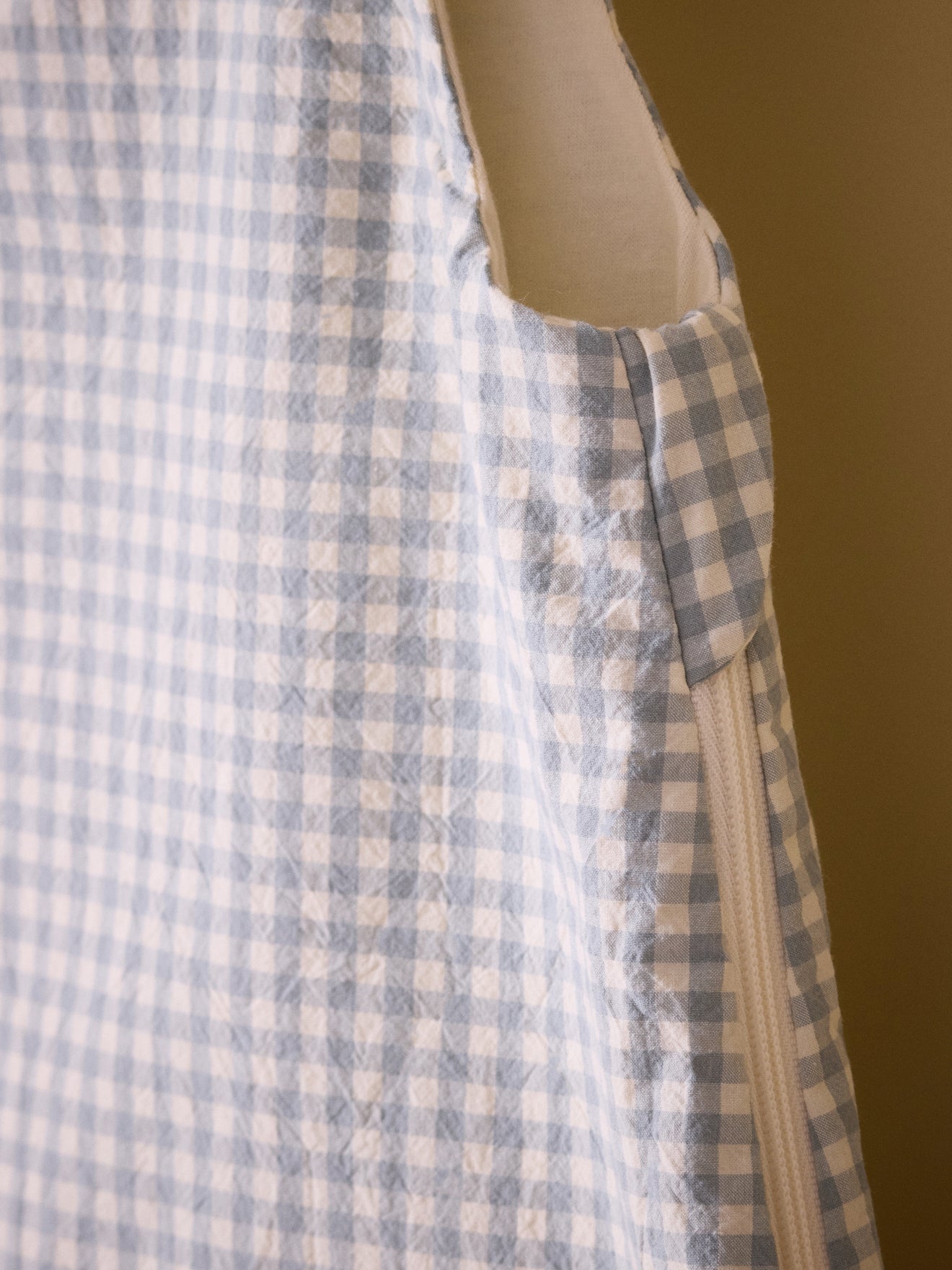Gigoteuse vichy en percale de coton - TOG 3