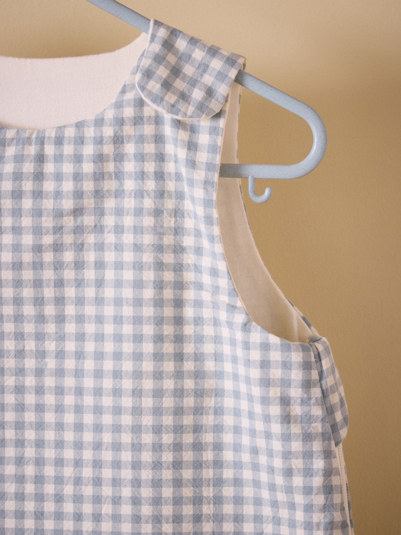Gigoteuse vichy en percale de coton - TOG 3