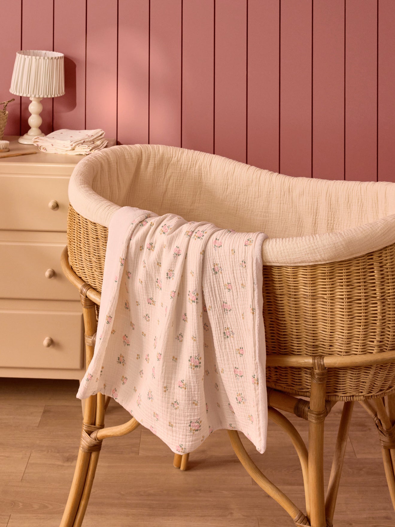 Plaid bébé gaze de coton et micro-polaire