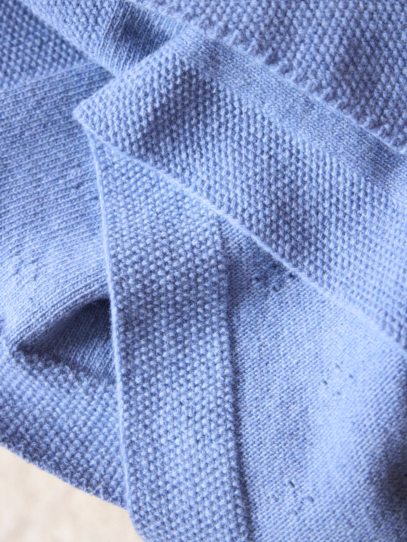 Plaid pointelle bébé Lambswool