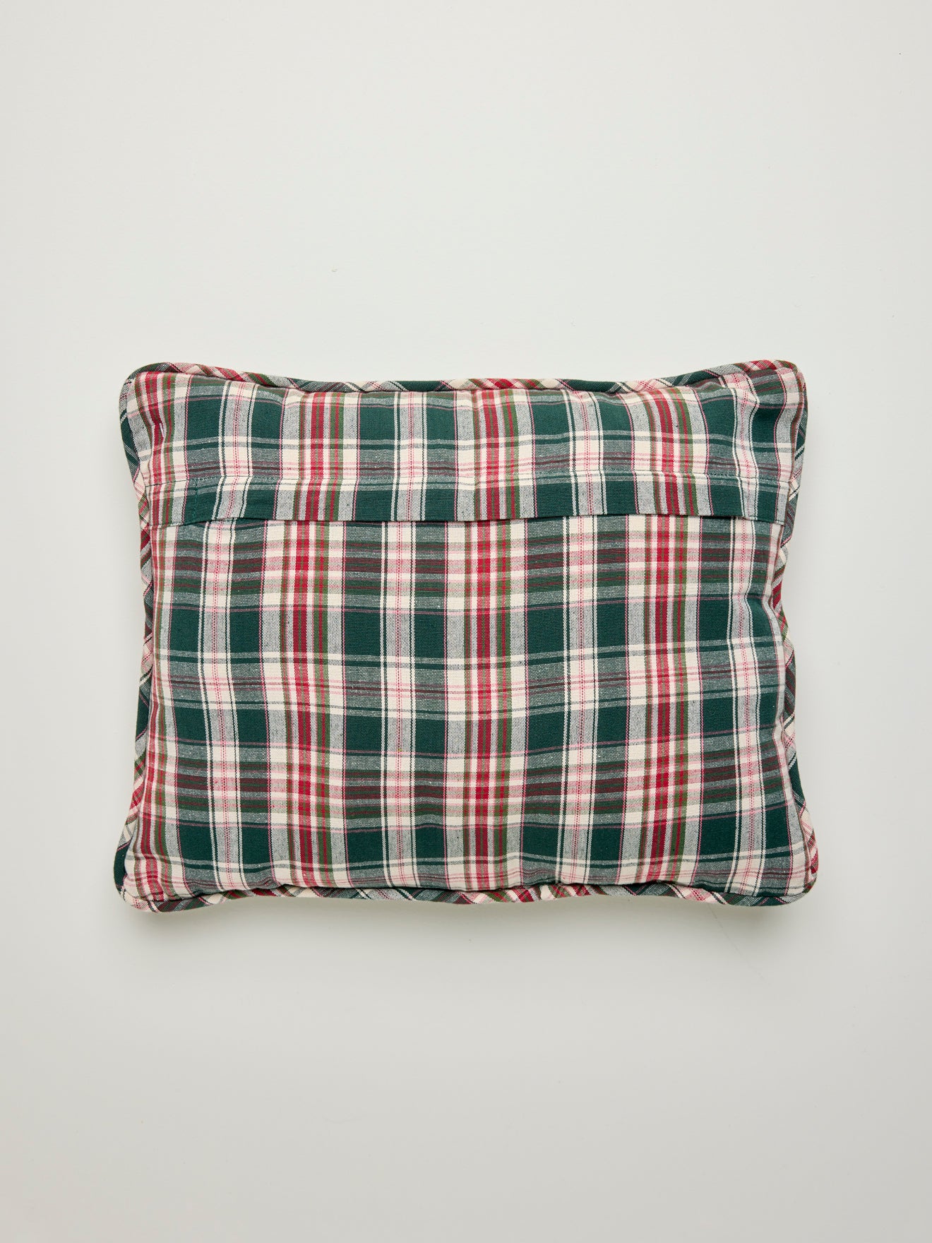 Housse de coussin en tartan - Collection Noël