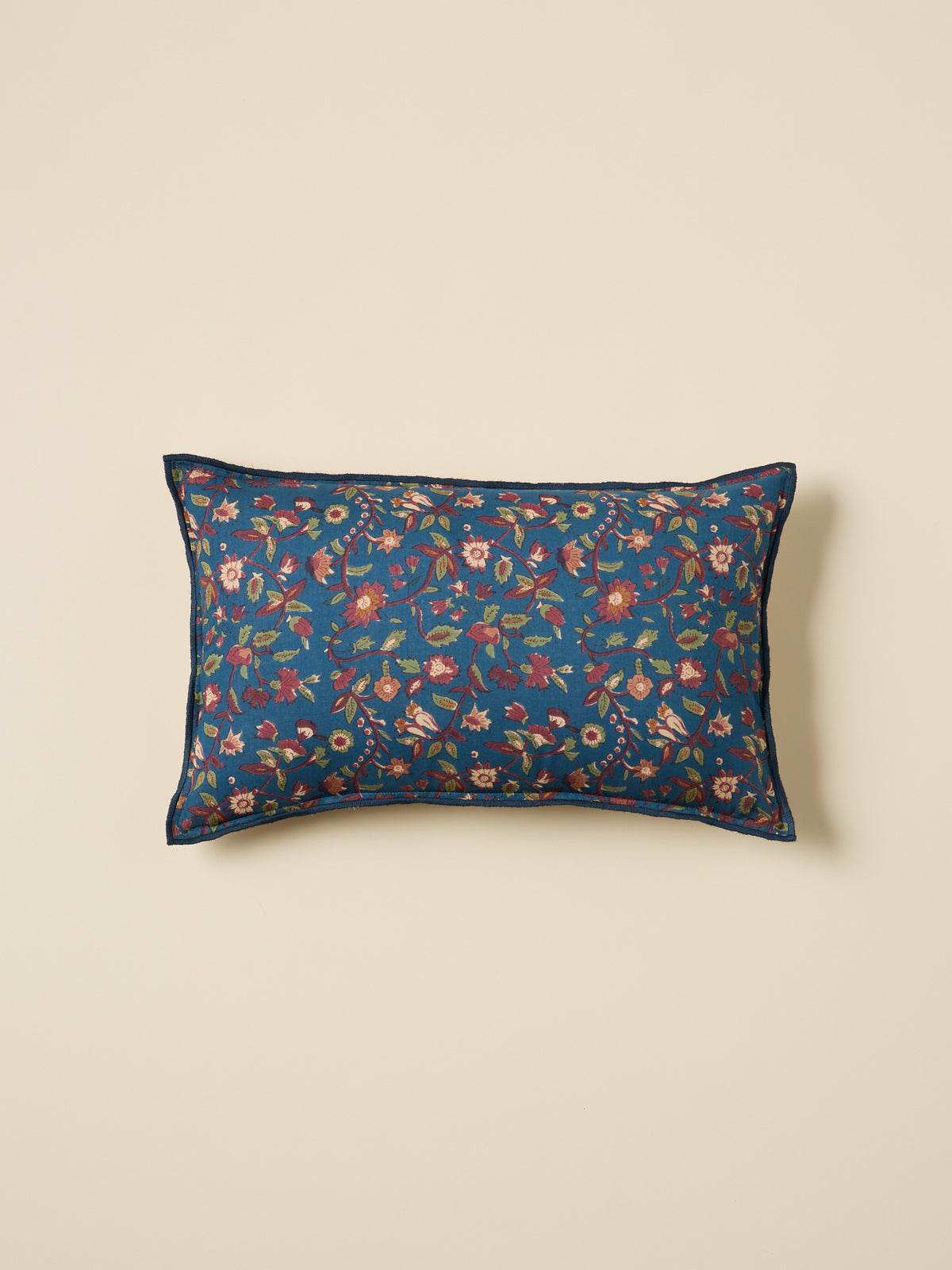 Housse de coussin imprimé indien