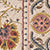 Tapis en coton brodé Flore - XS