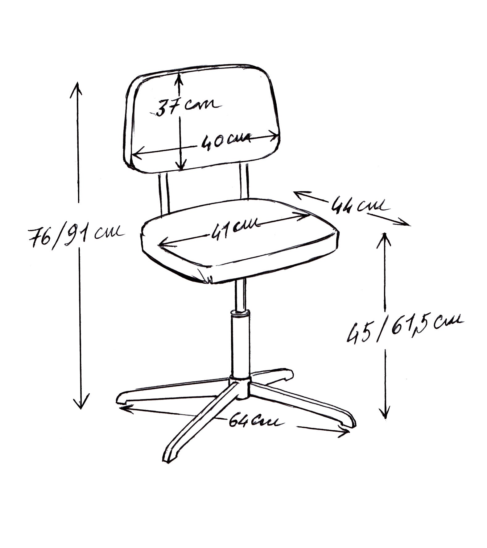 Chaise de bureau Oscar
