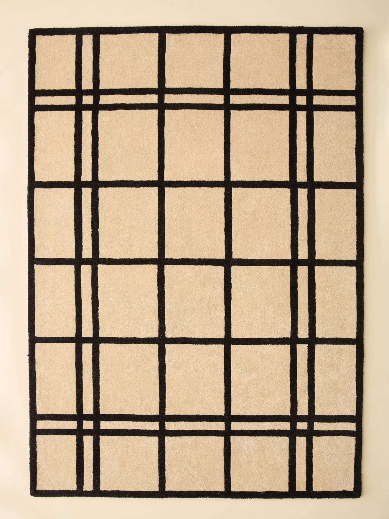 Tapis carreaux Ninon - Grand modèle