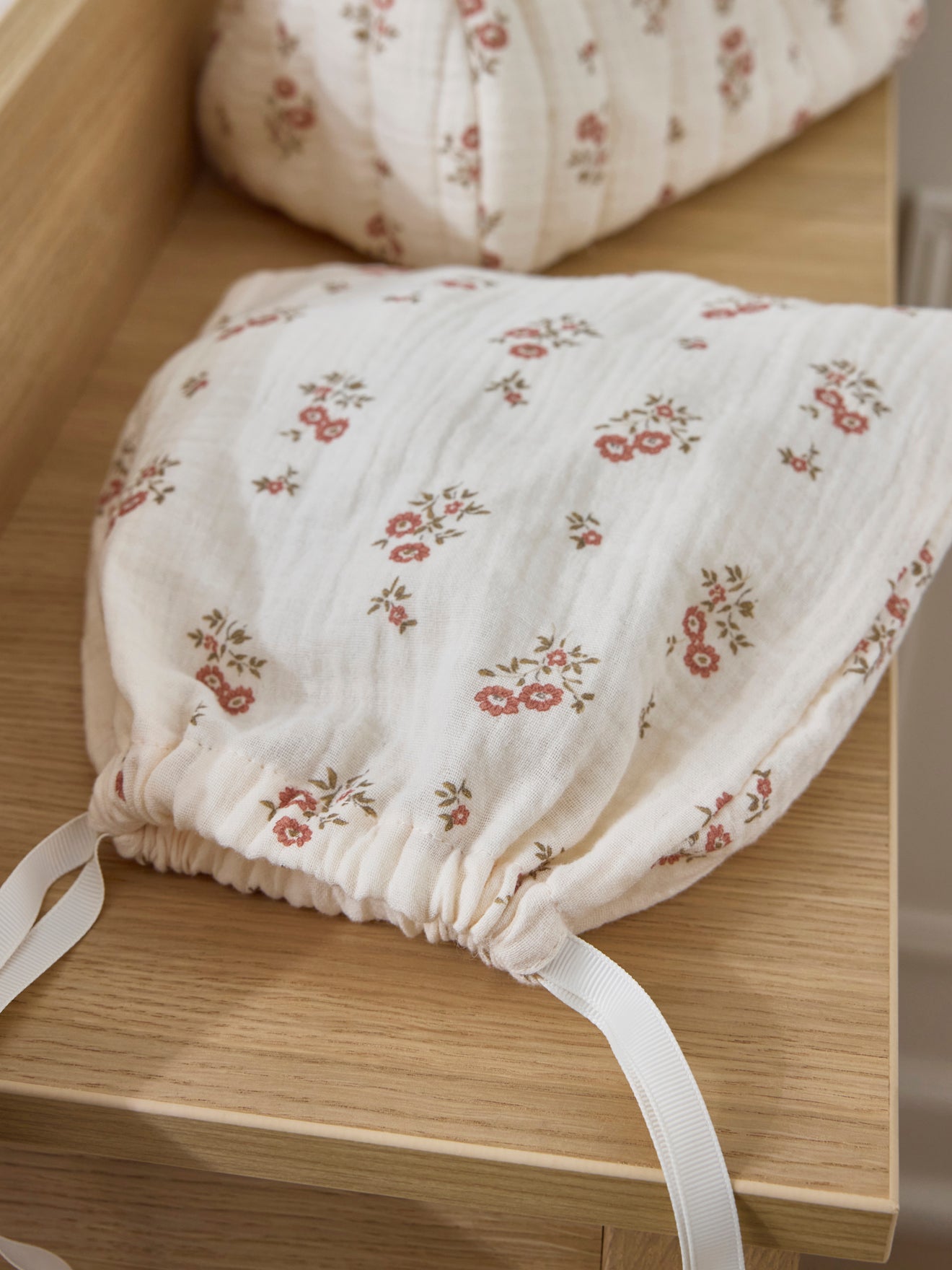 Trousse de toilette en gaze de coton