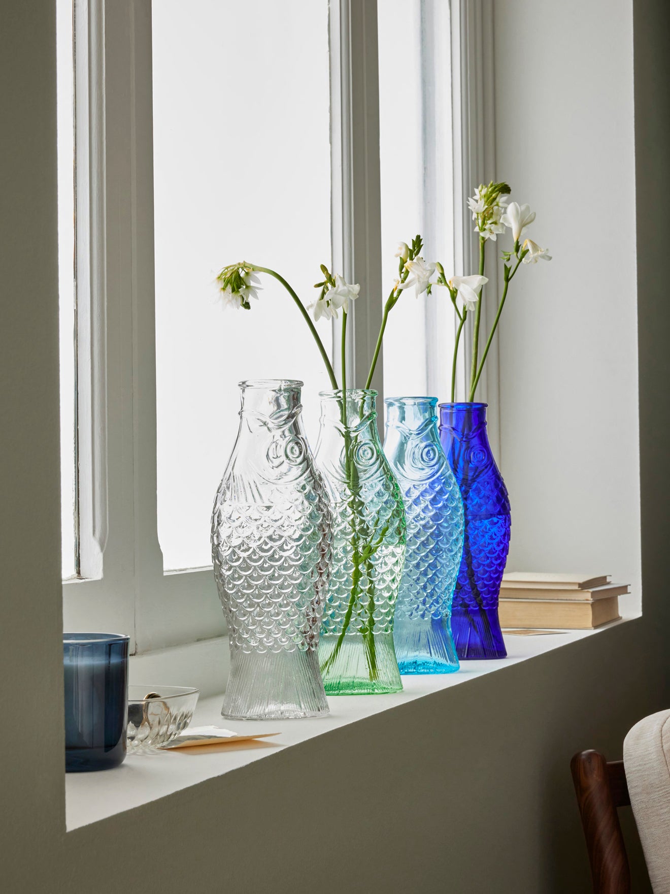 Carafe en verre Fish & Fish - Collection Serax