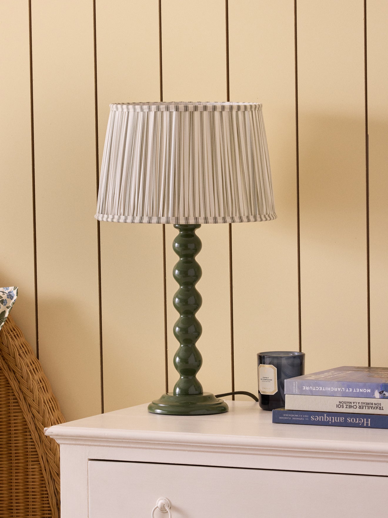 Pied de lampe en bois Bertille - Moyen Modèle