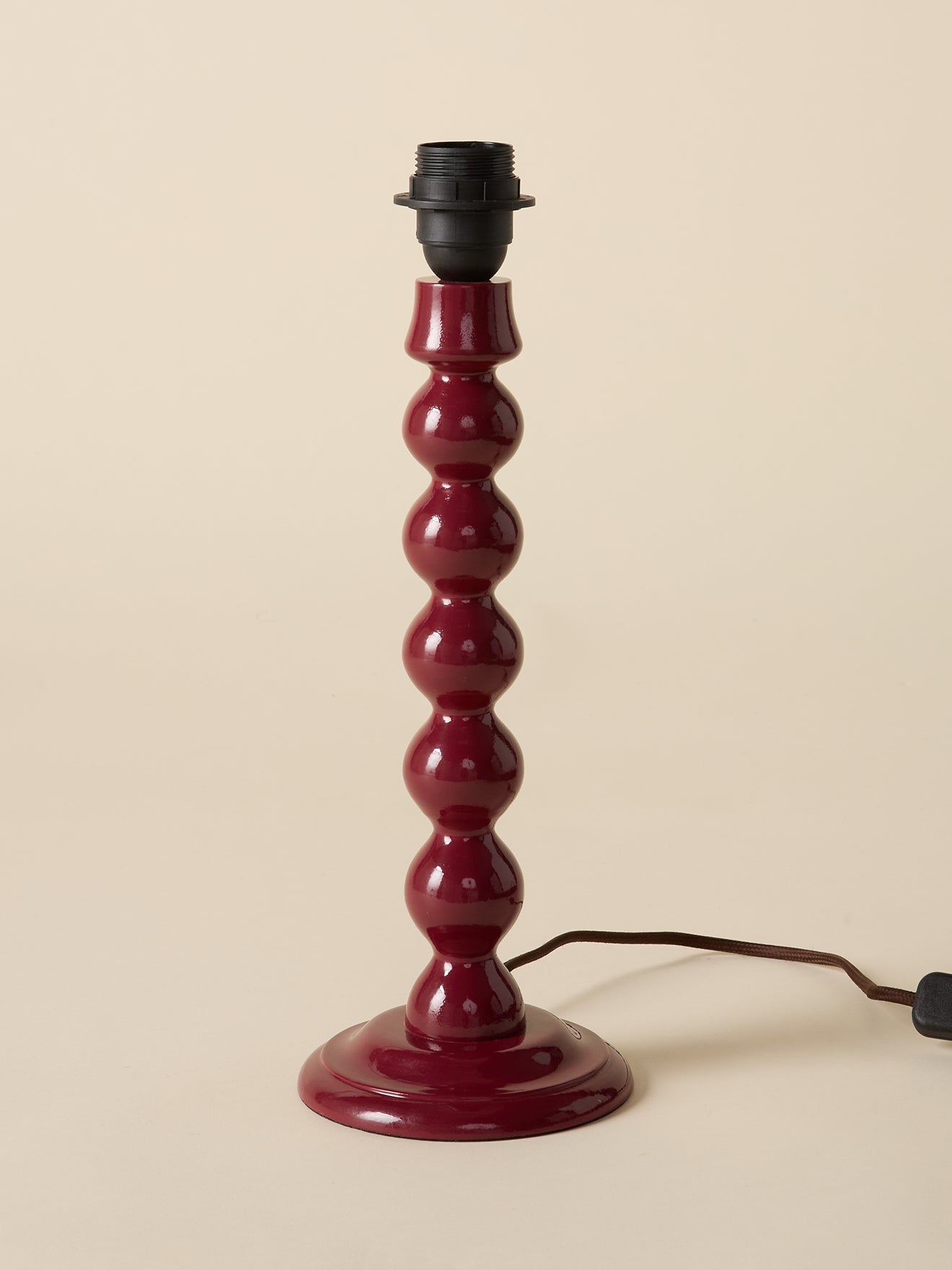 Pied de lampe en bois Bertille - Moyen Modèle