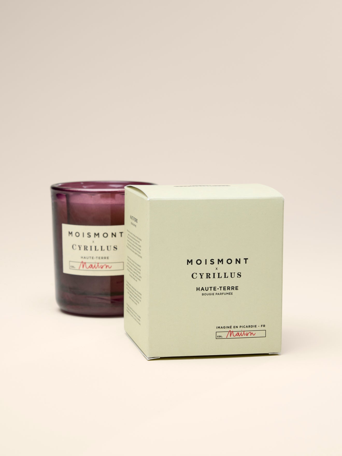 Bougie Haute-Terre - Collaboration Moismont x Cyrillus