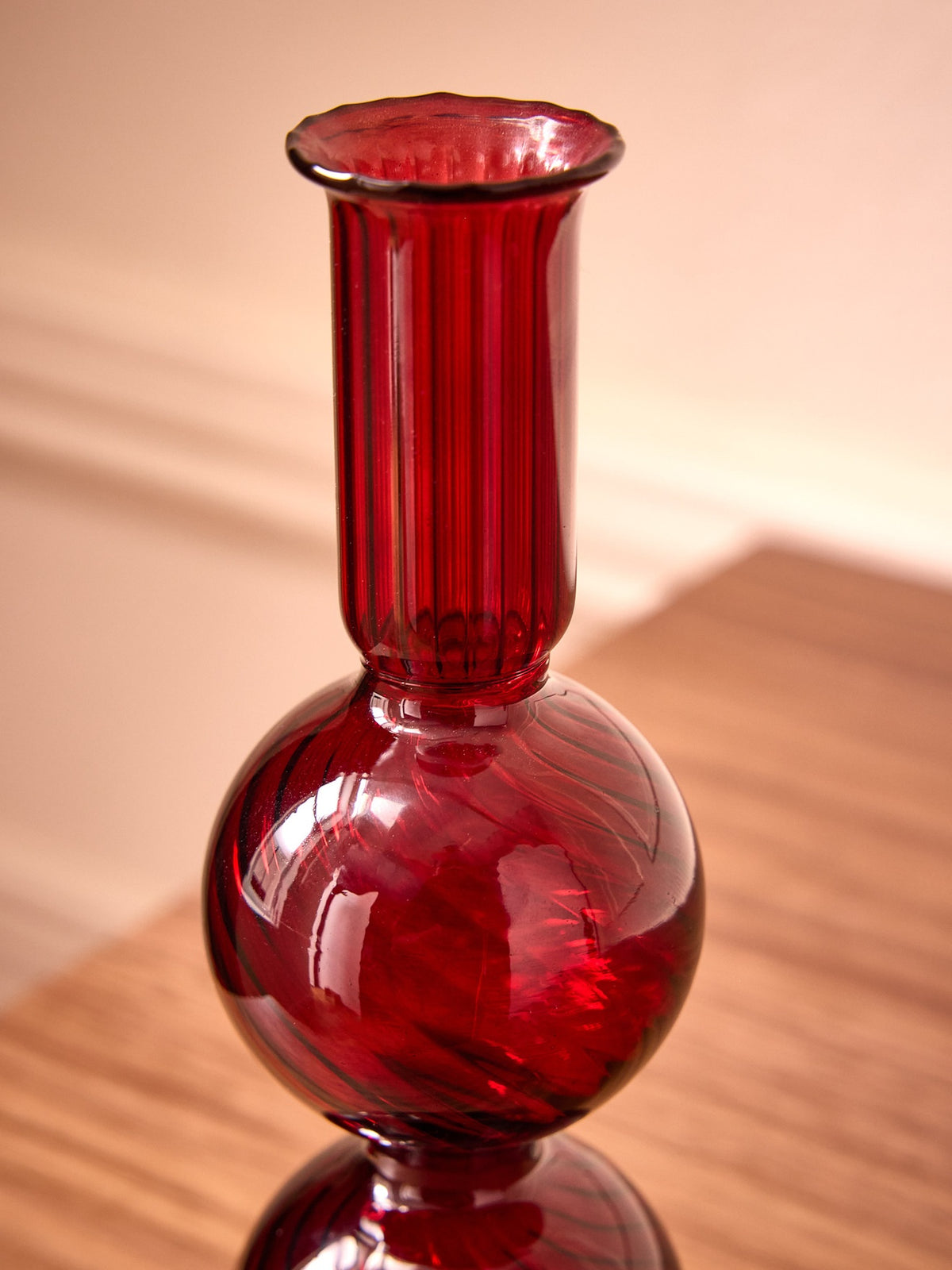 Bougeoir en verre Auguste - Moyen modèle