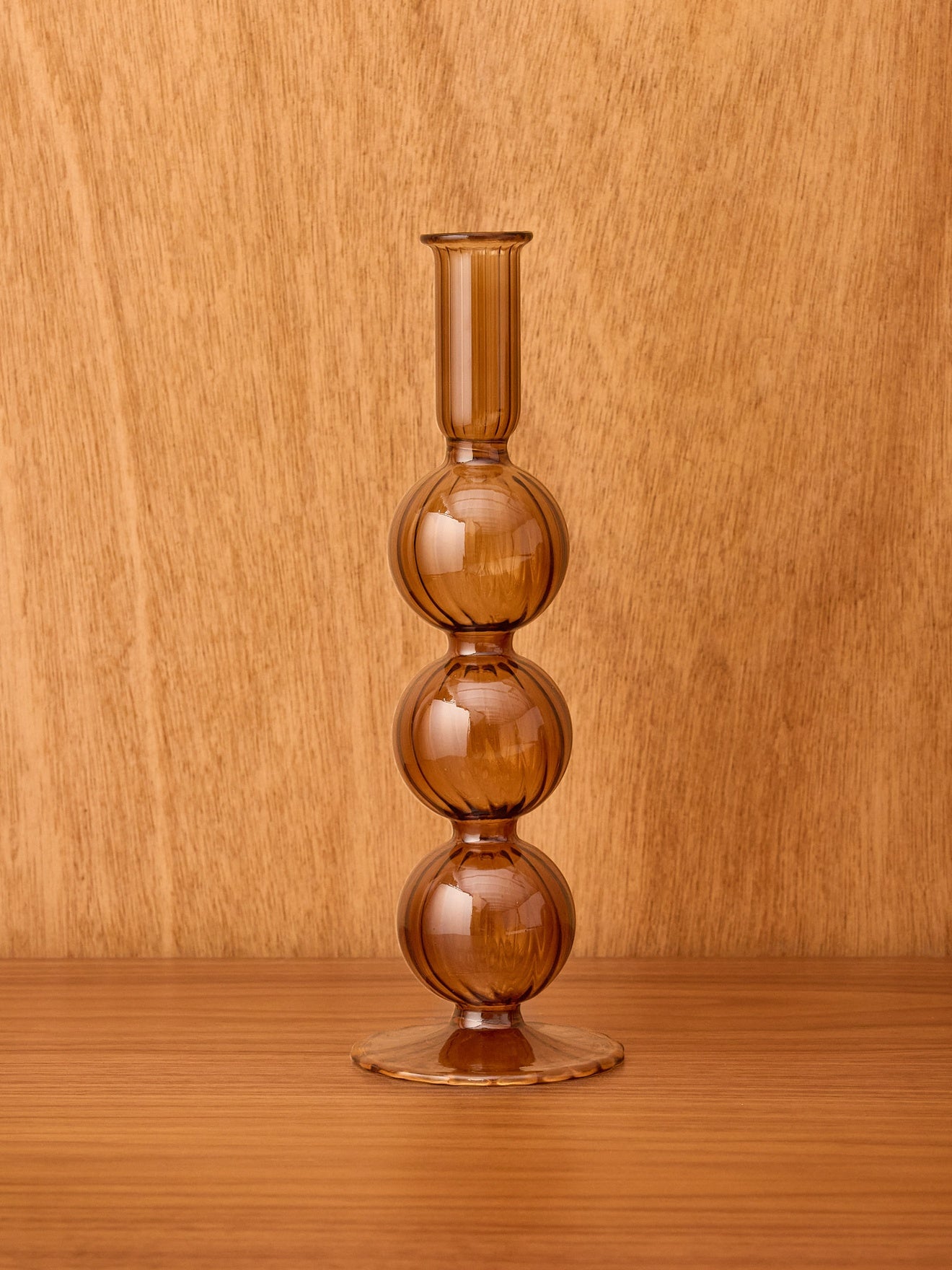 Bougeoir en verre Auguste - Moyen modèle
