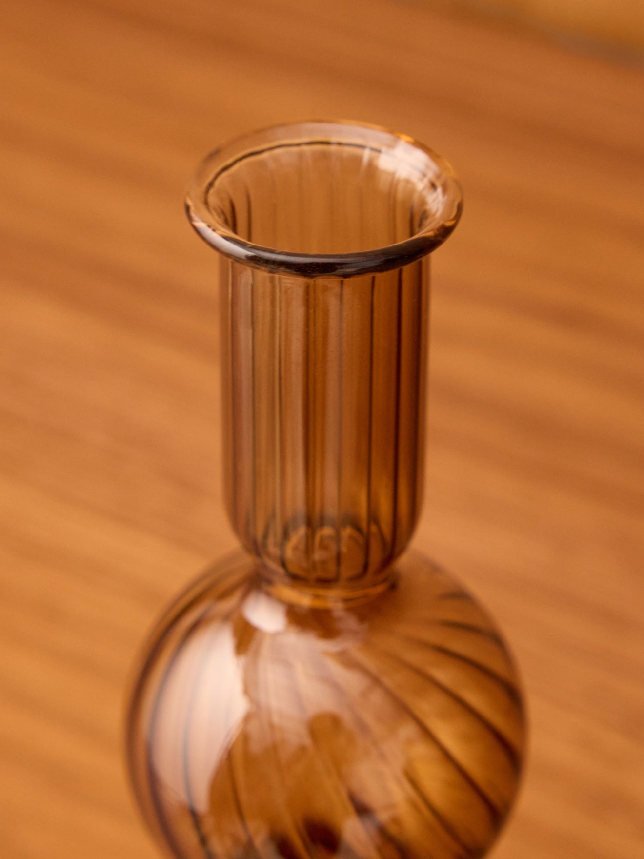Bougeoir en verre Auguste - Petit modèle