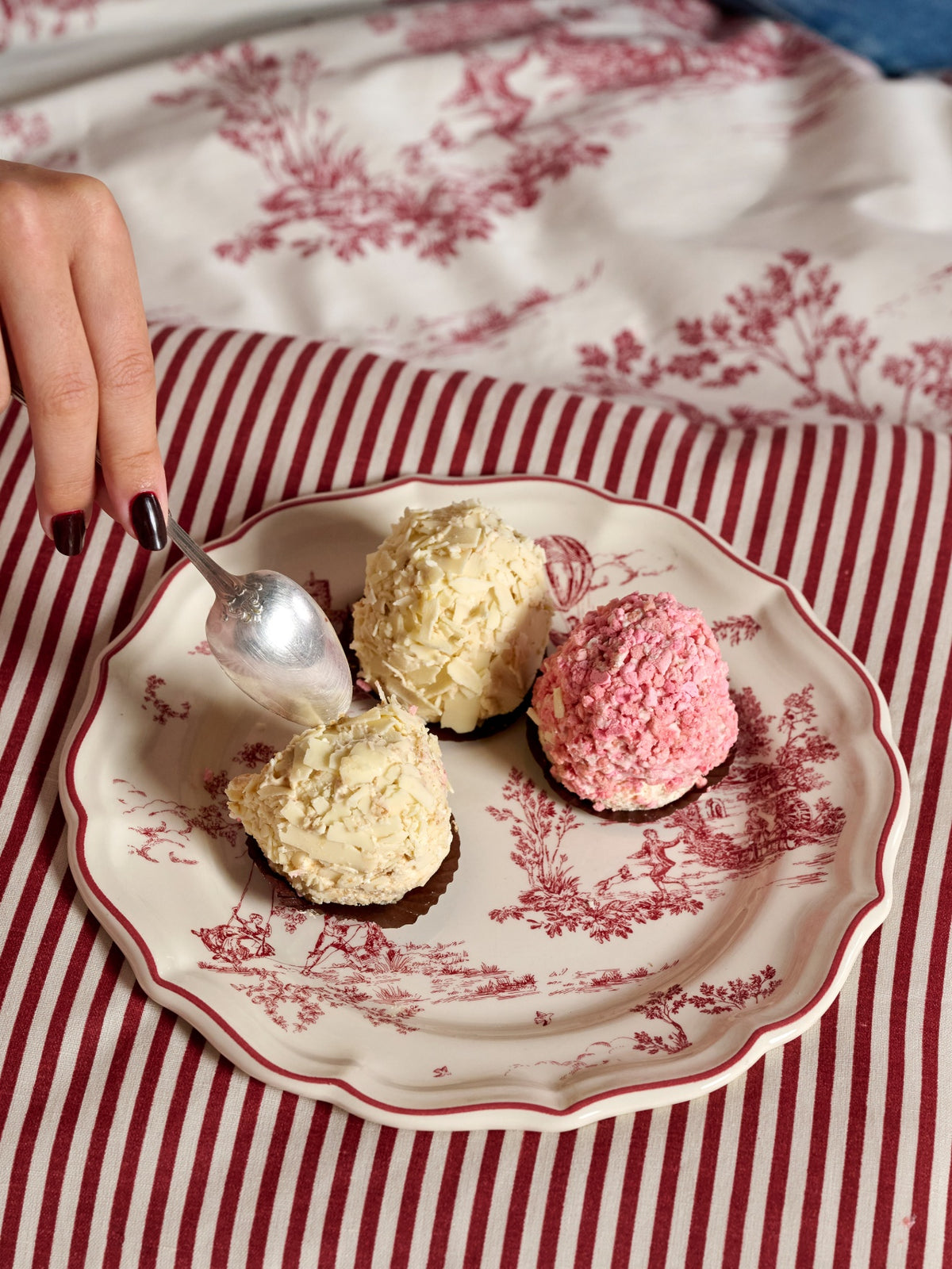 Lot de 4 assiettes à dessert - Gien X Cyrillus