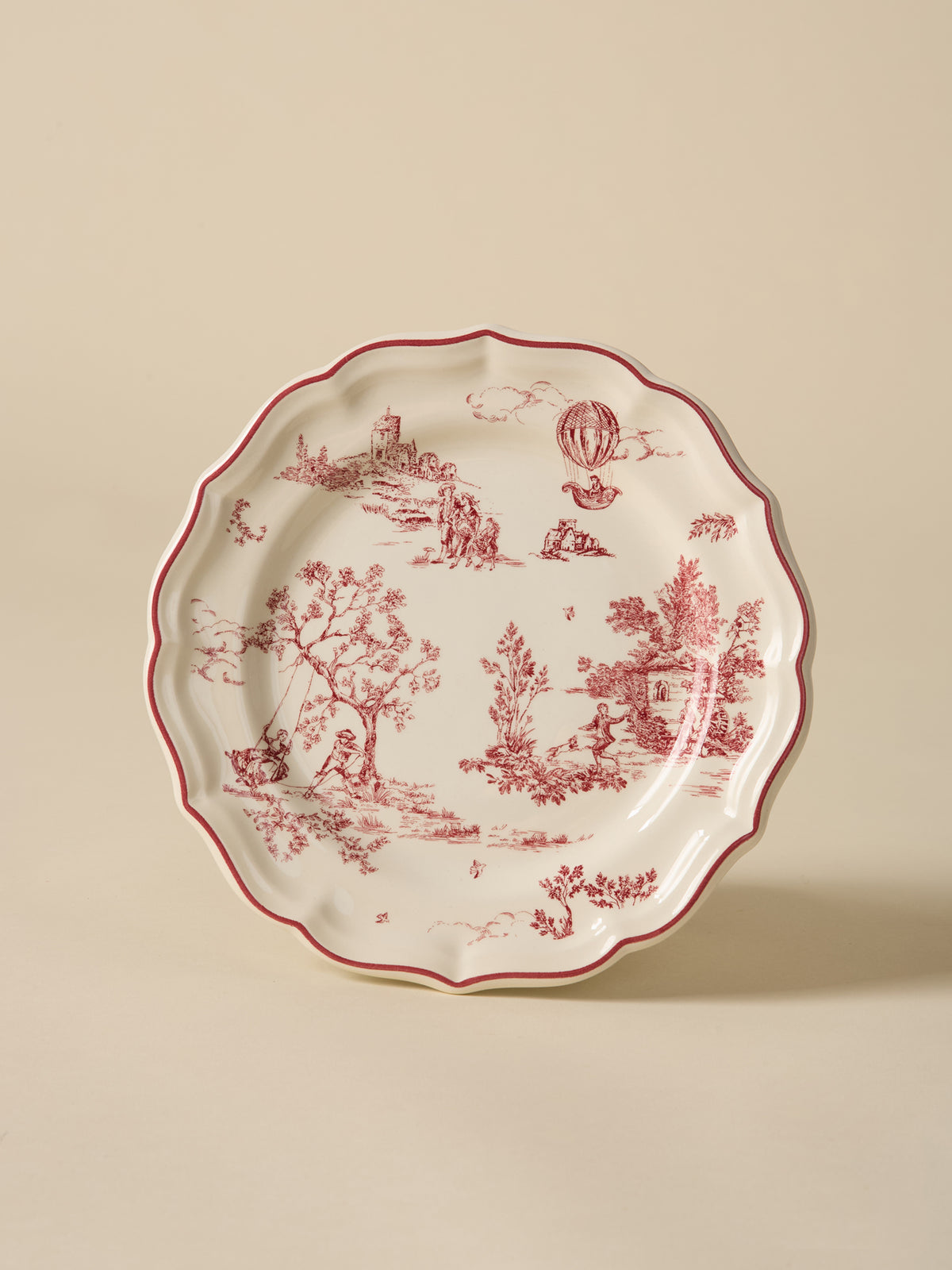 Lot de 4 assiettes à dessert - Gien X Cyrillus