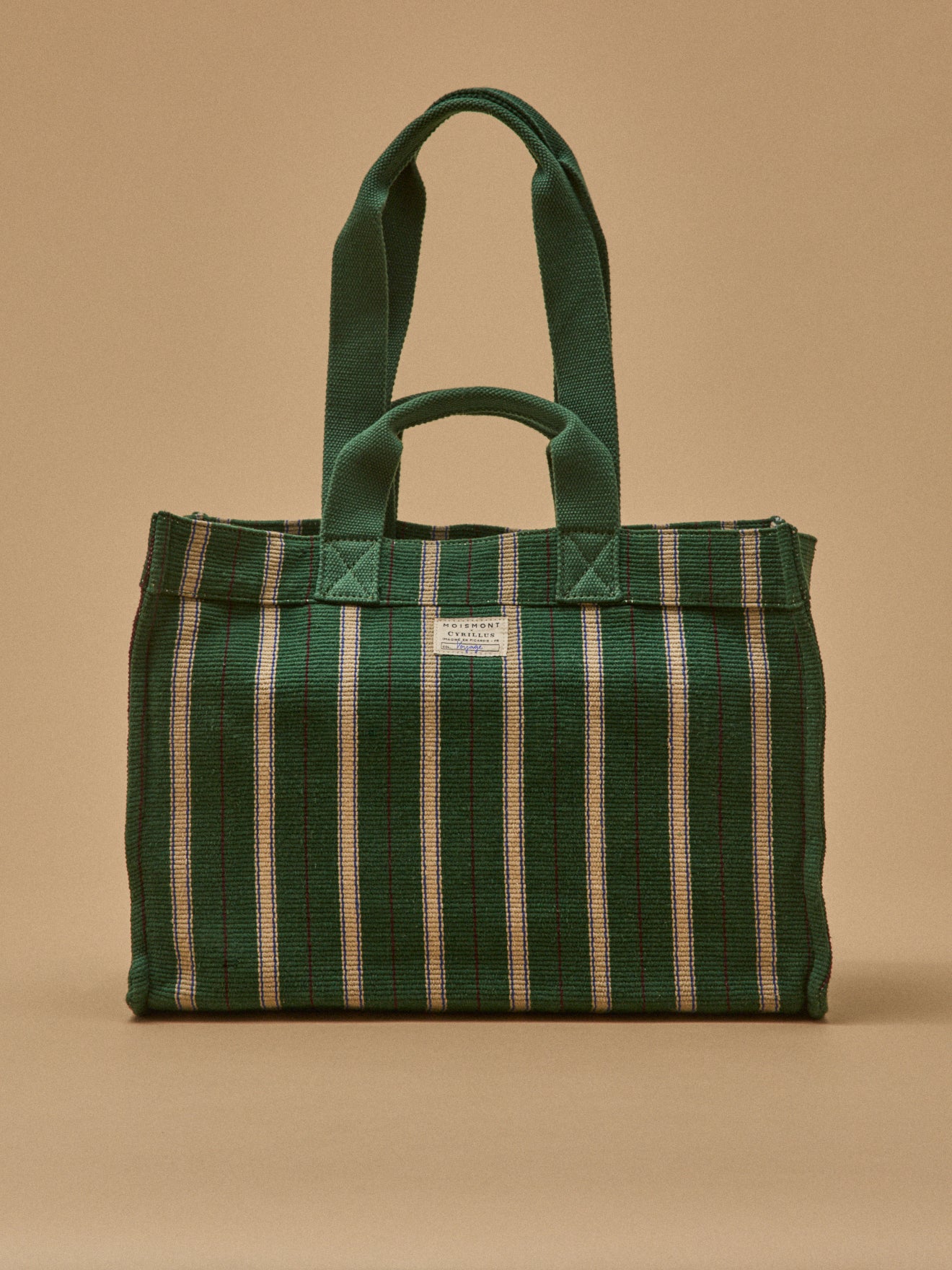 Maxi cabas rayé - Collaboration Moismont x Cyrillus