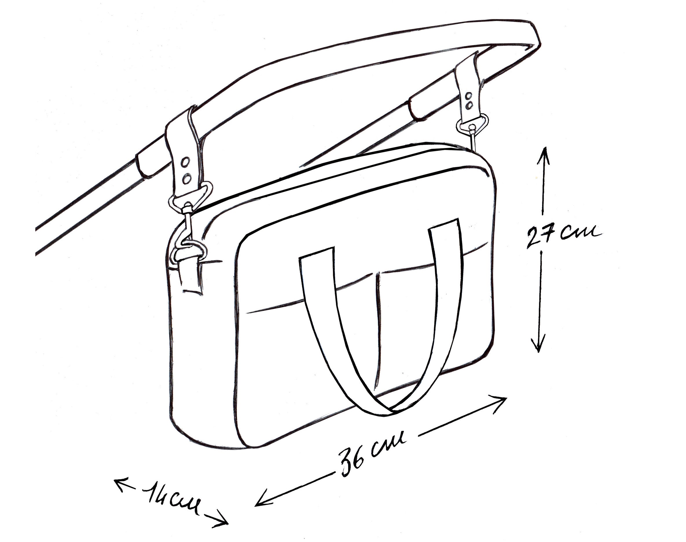 Sac à langer en percale de coton