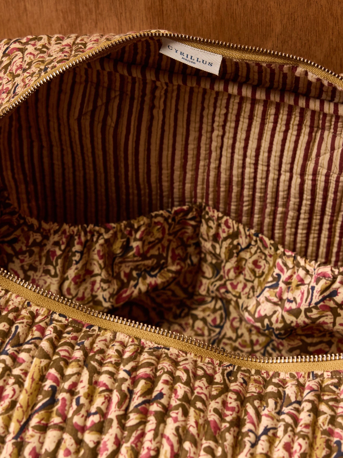 Sac week-end imprimé indien Fleurs Agra
