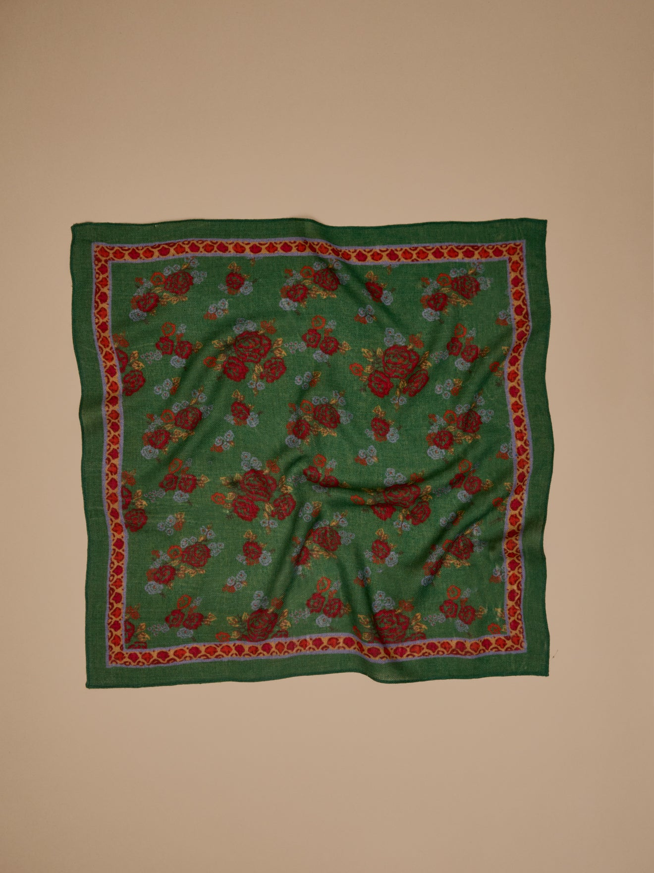 Bandana imprimé en laine femme