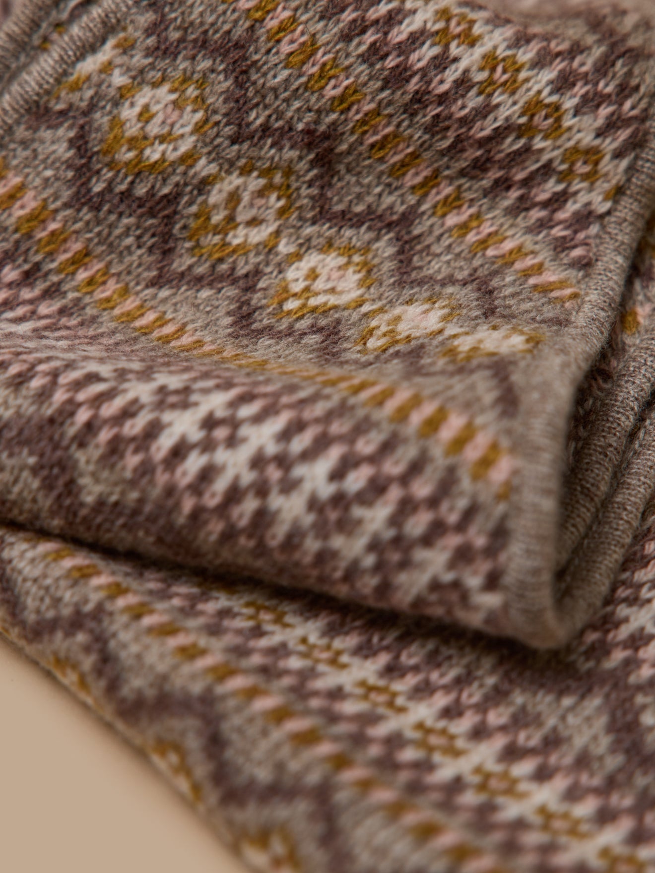 Écharpe triangle jacquard adulte